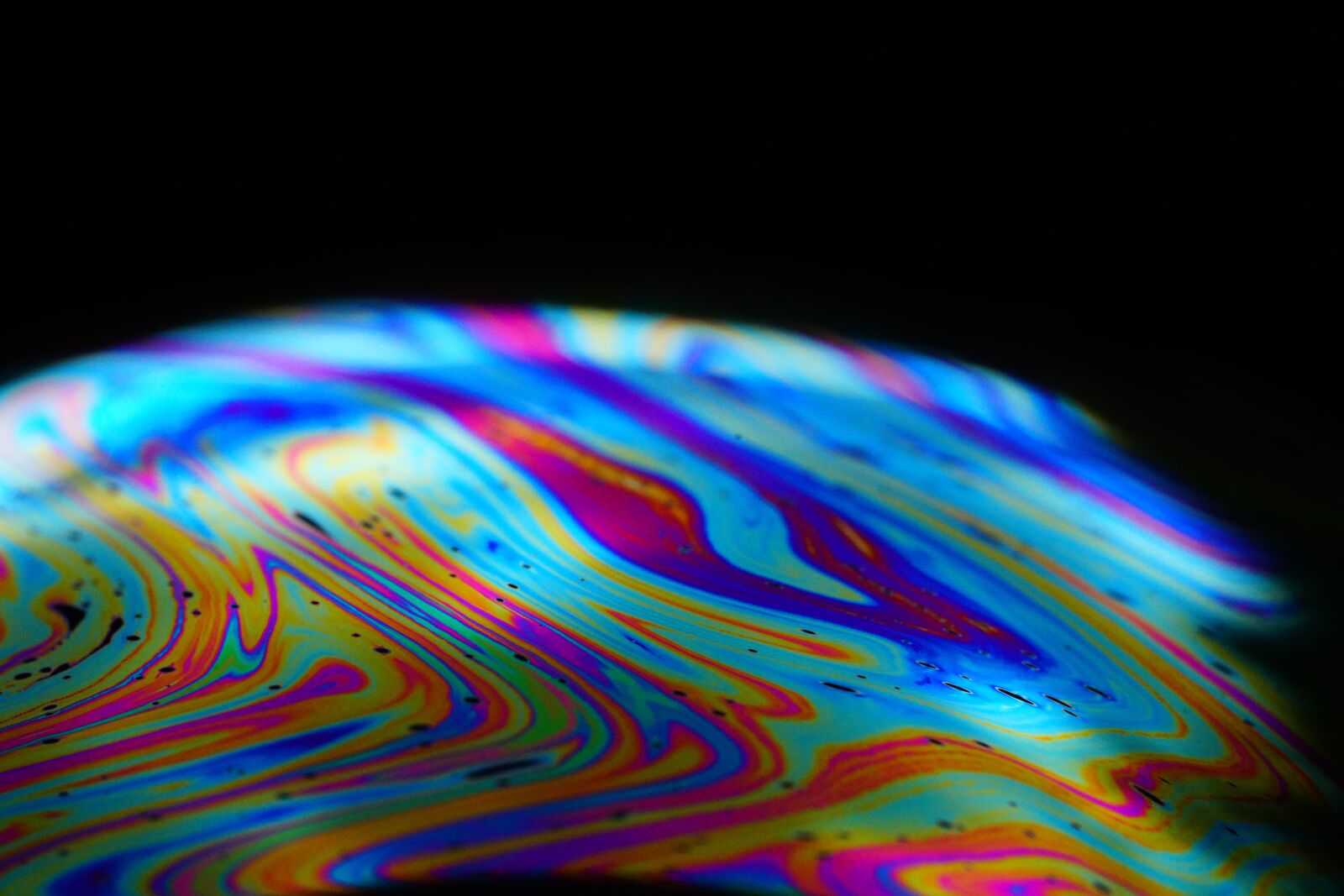 Sony a7R II + Sony FE 90mm F2.8 Macro G OSS sample photo. Soap bubble, surface, iridescent photography