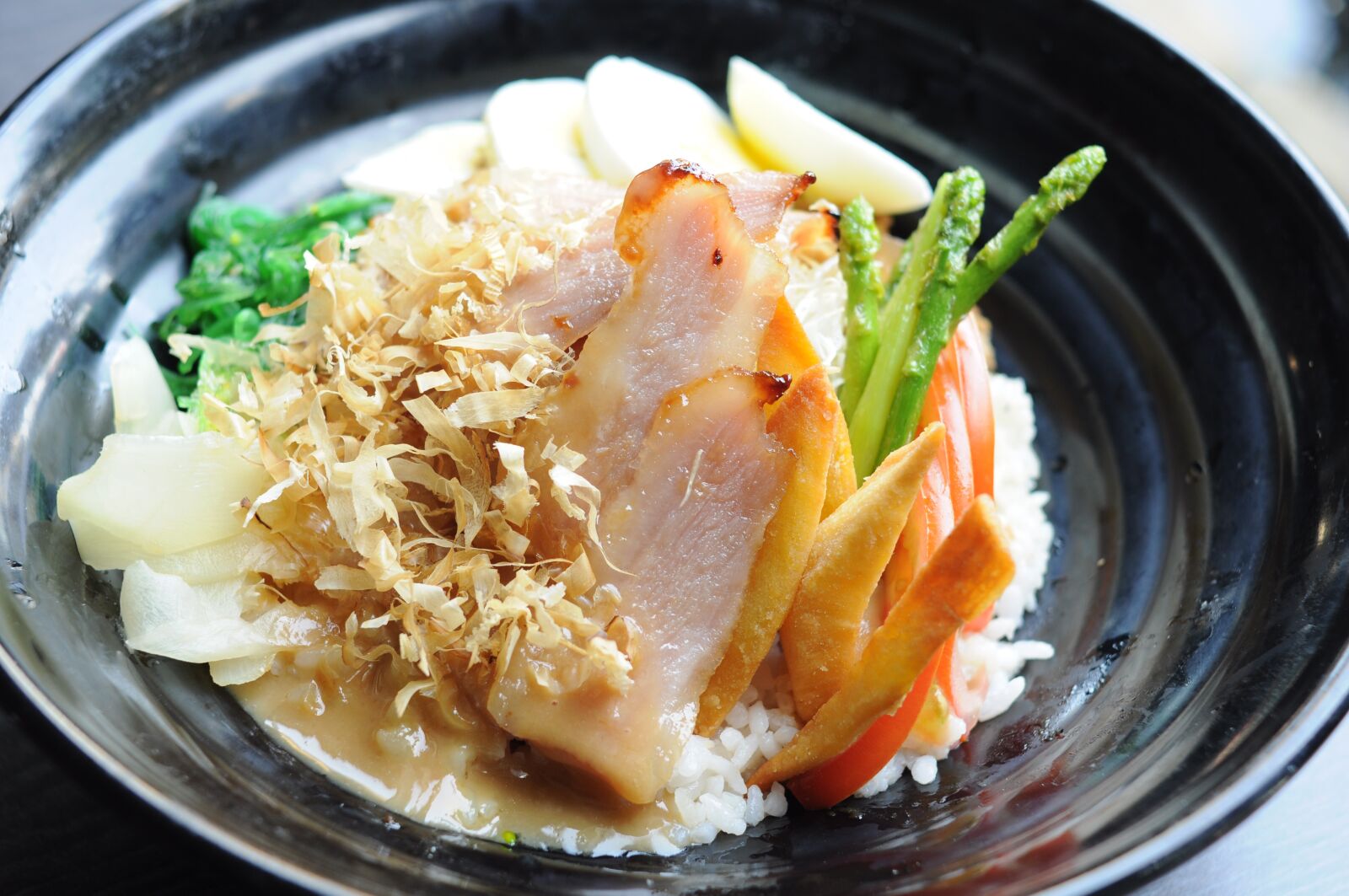 Nikon D90 sample photo. Miso matsusaka pig rice photography
