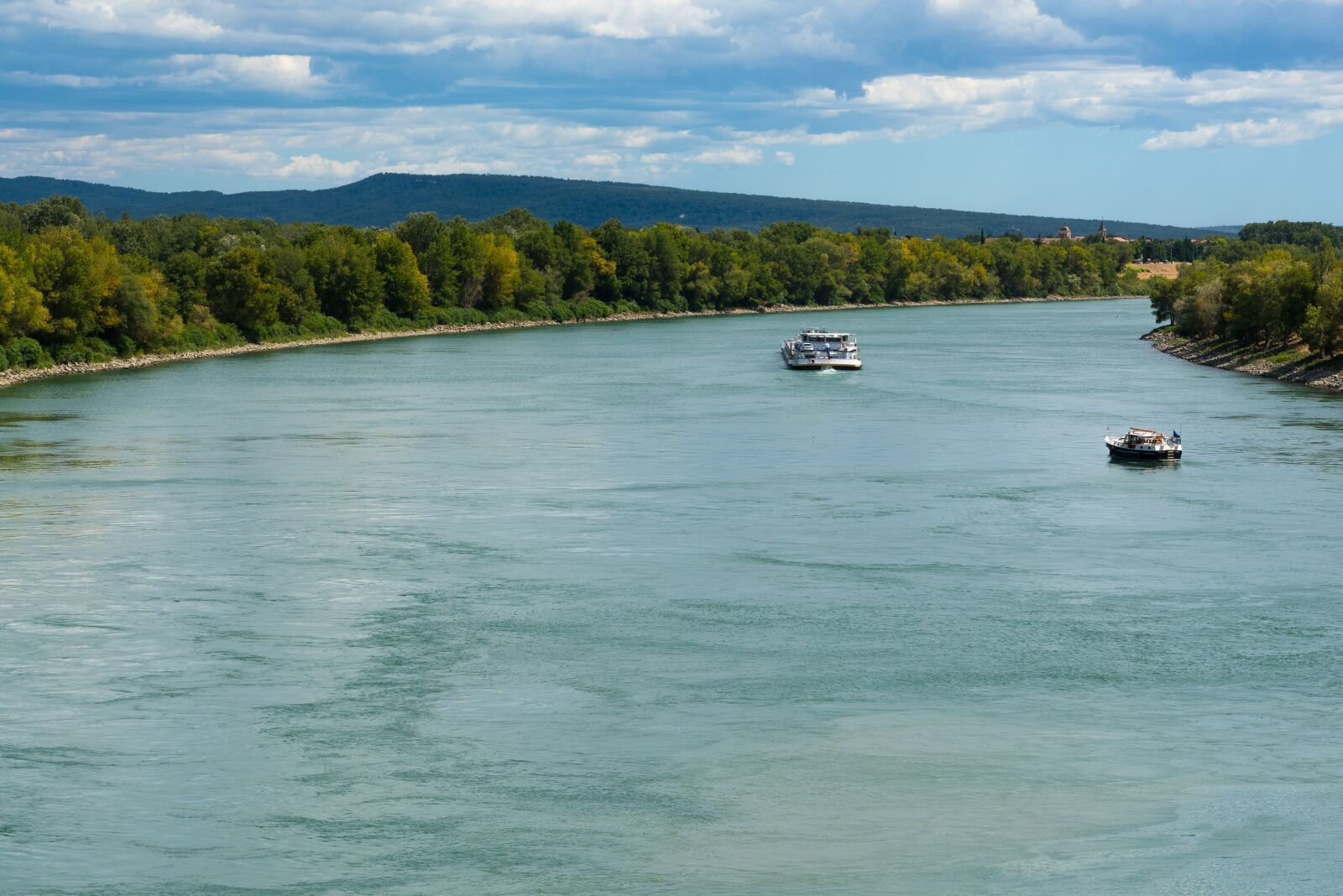 Nikon D750 sample photo. Rhône, river, peniche photography