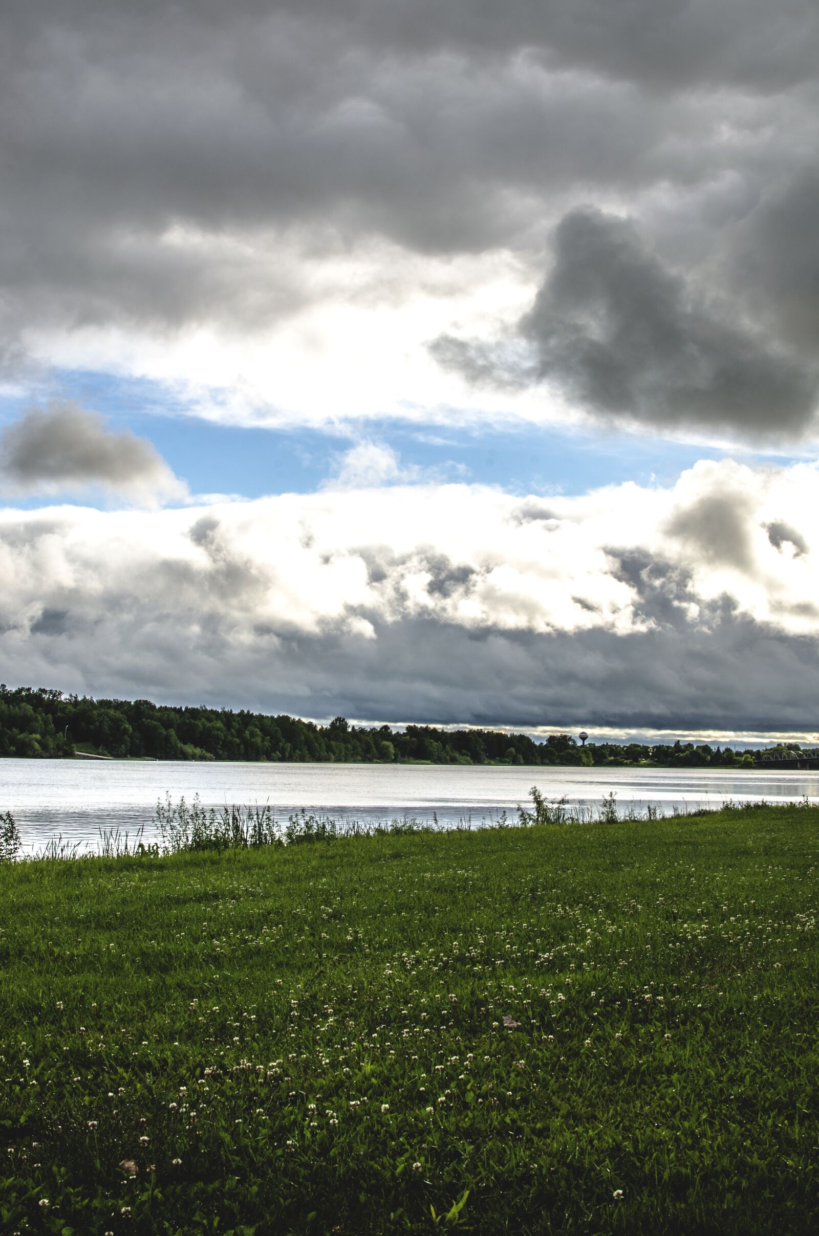Nikon D5100 sample photo. Clouds, grass, landscape photography