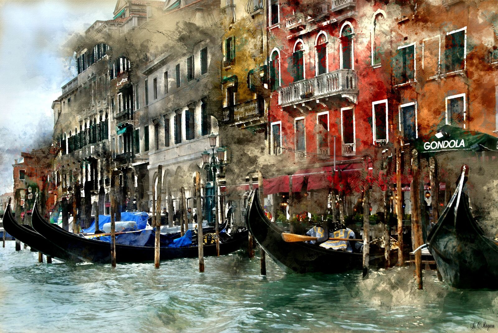 Nikon D3000 sample photo. Venice, modern, art photography