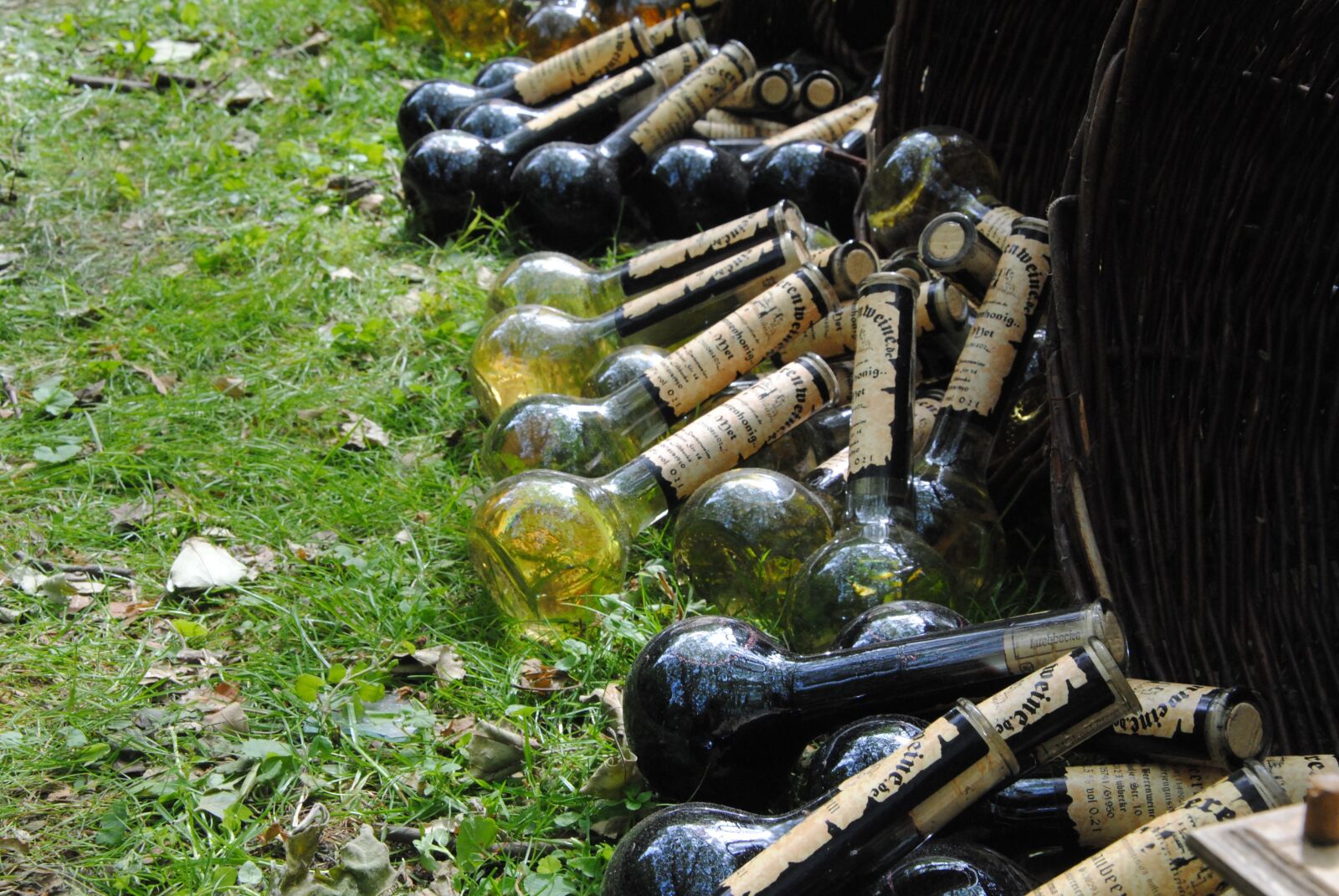Nikon D3000 sample photo. Bottles, alcohol, middle ages photography