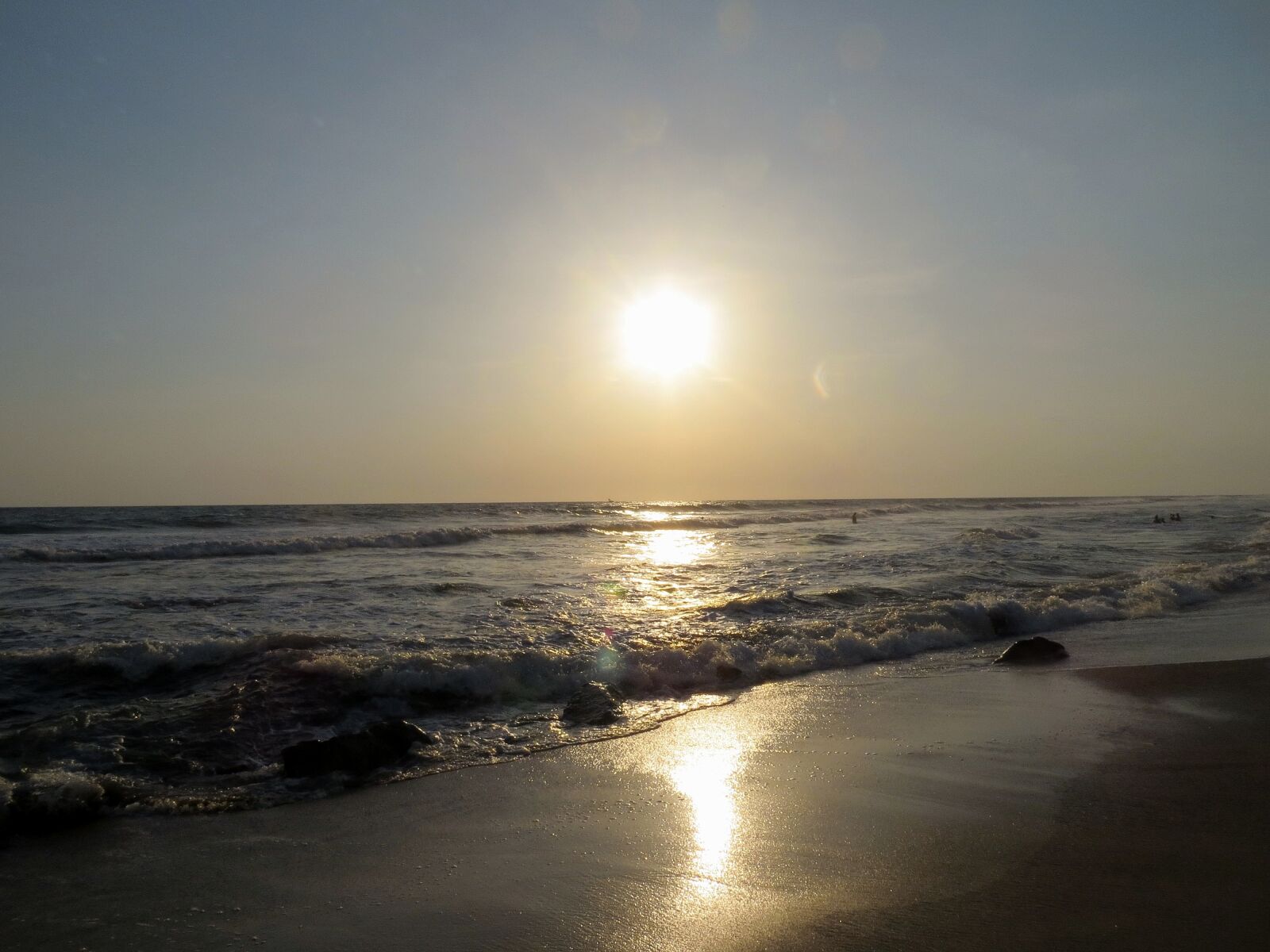 Canon PowerShot SX260 HS sample photo. Sunset, beach, sun photography