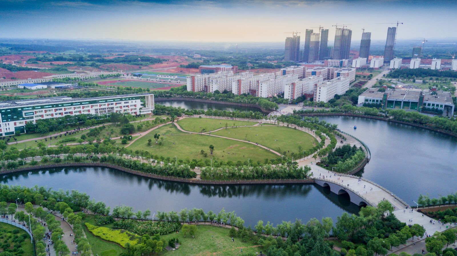 DJI FC220 sample photo. Aerial, lake, blue photography