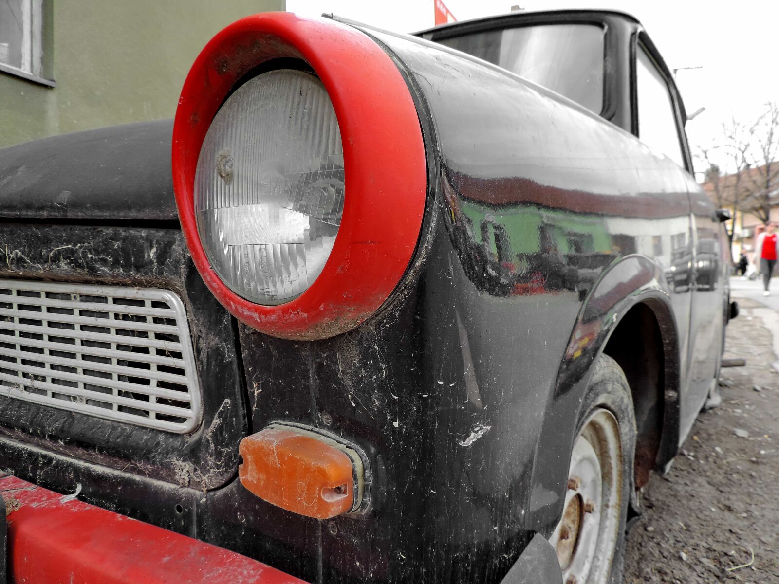 Nikon Coolpix P520 sample photo. Bumper, headlight, hood, old photography