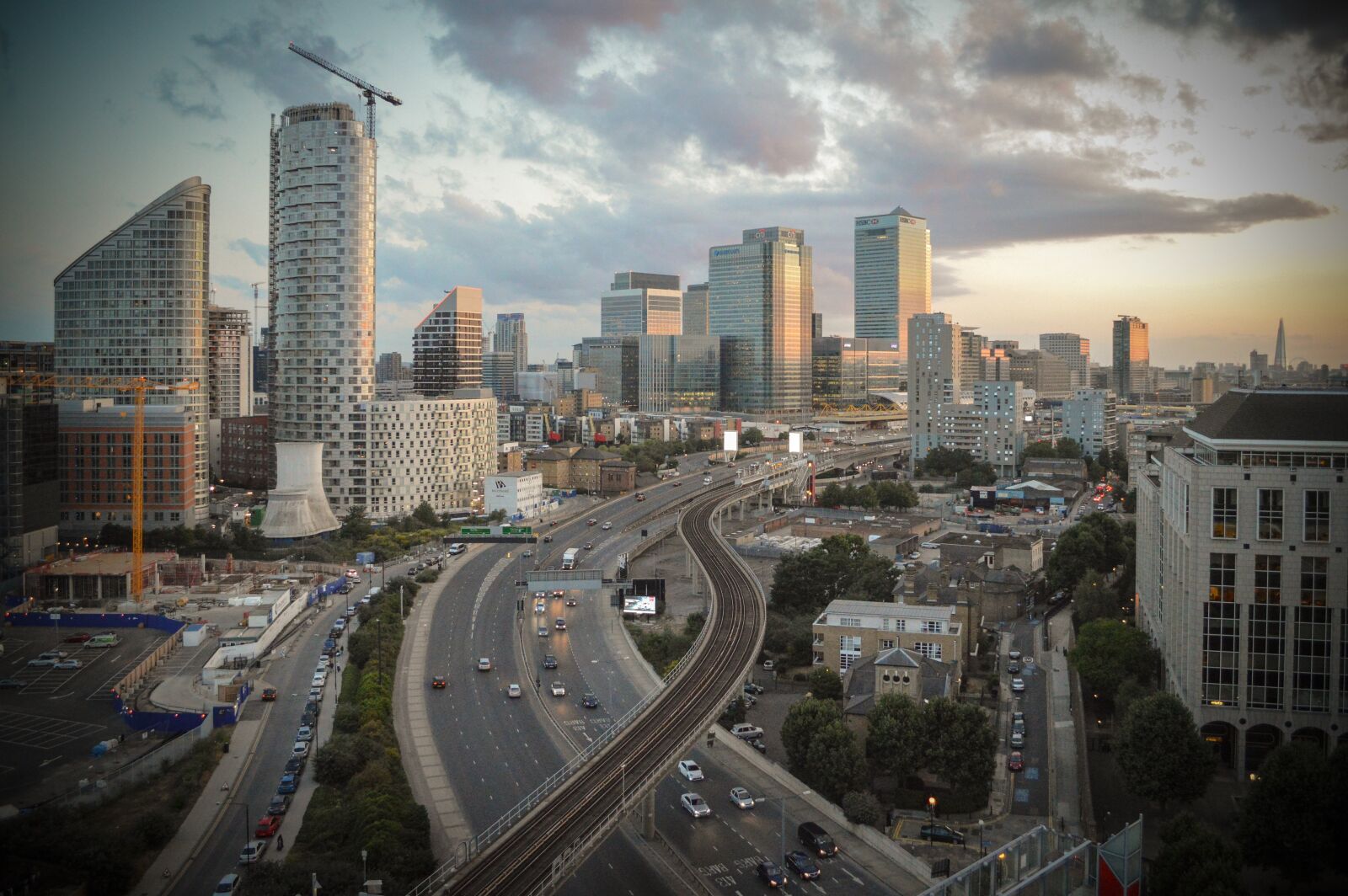 Nikon D3200 sample photo. City, buildings, highway photography