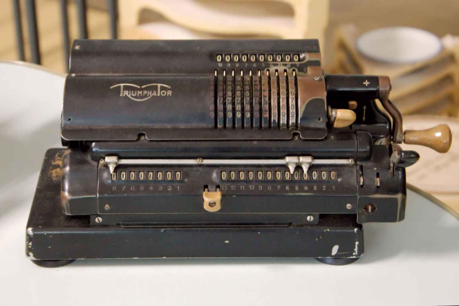 Nikon D3200 sample photo. Calculating machine, mechanically, old photography