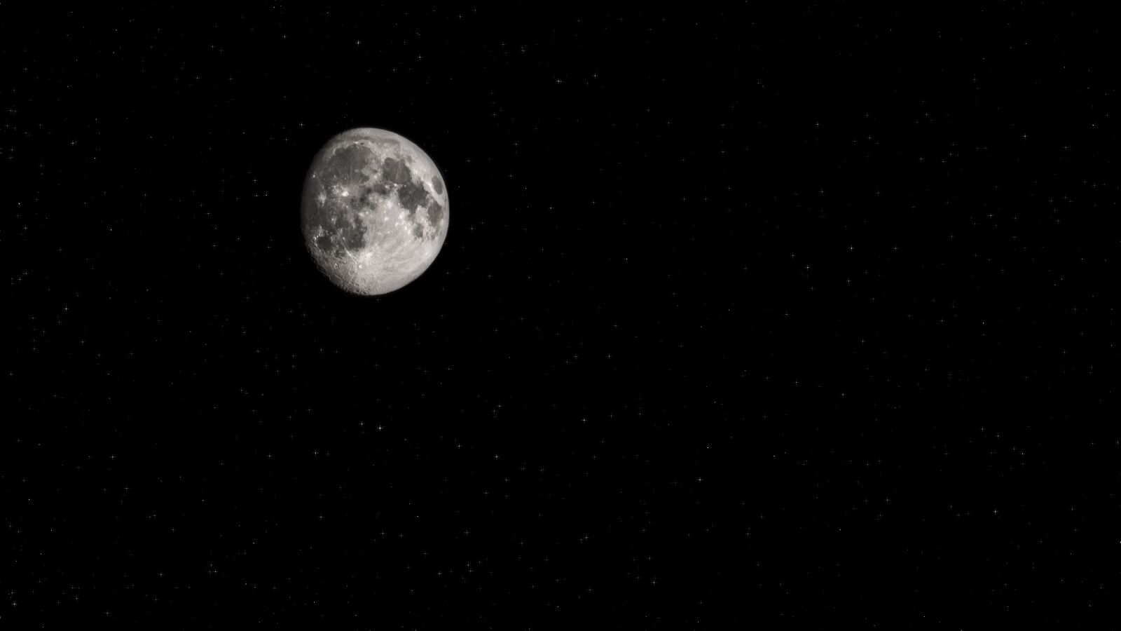 Canon EOS 70D sample photo. Moon, star, night photography