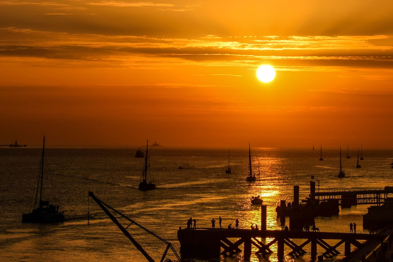 Nikon D3300 sample photo. Sunset, lisbon, portugal photography