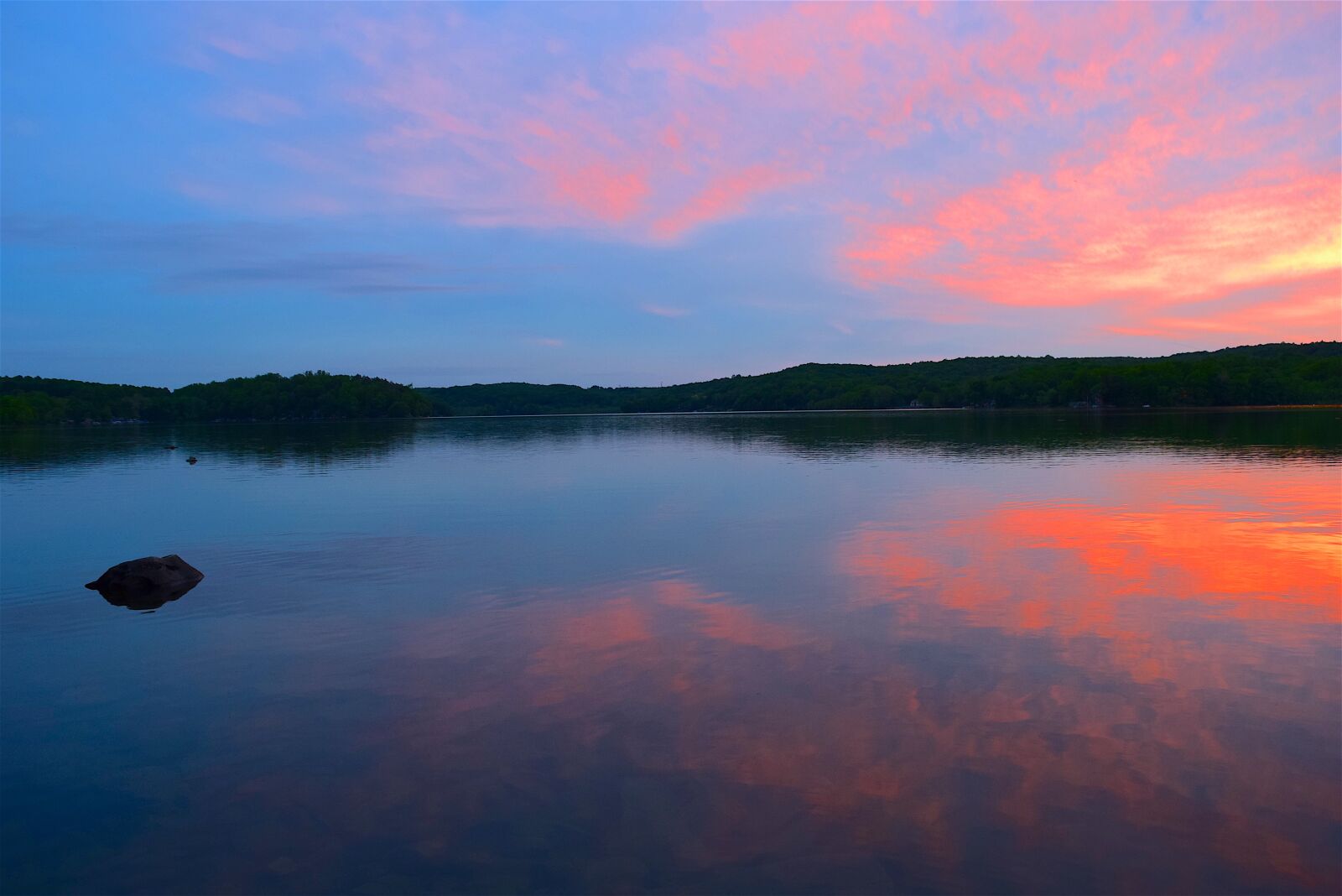 Nikon D3300 sample photo. Lake, sunset, colors photography