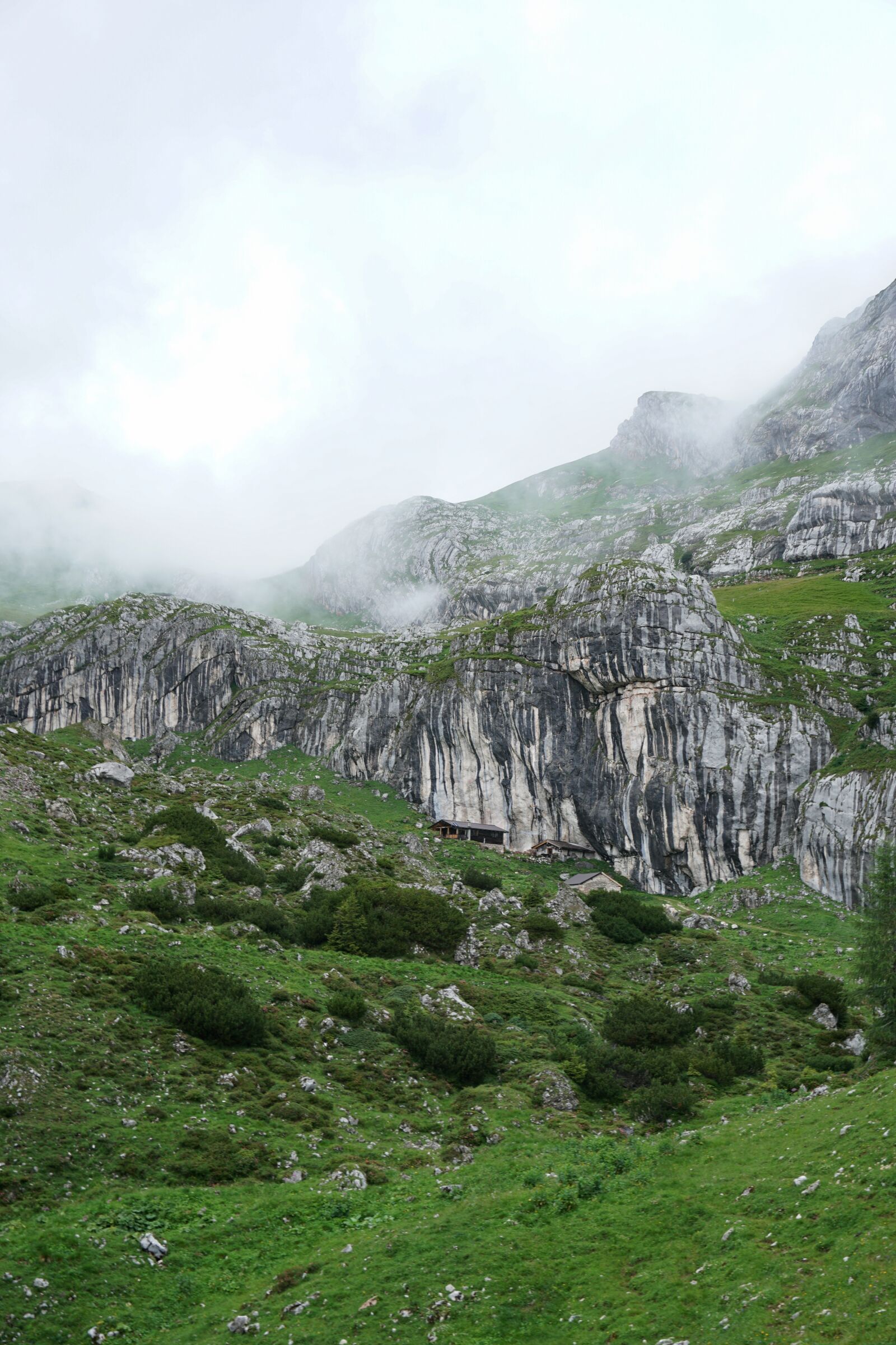 Sony a6300 sample photo. Alps, clouds, fog photography