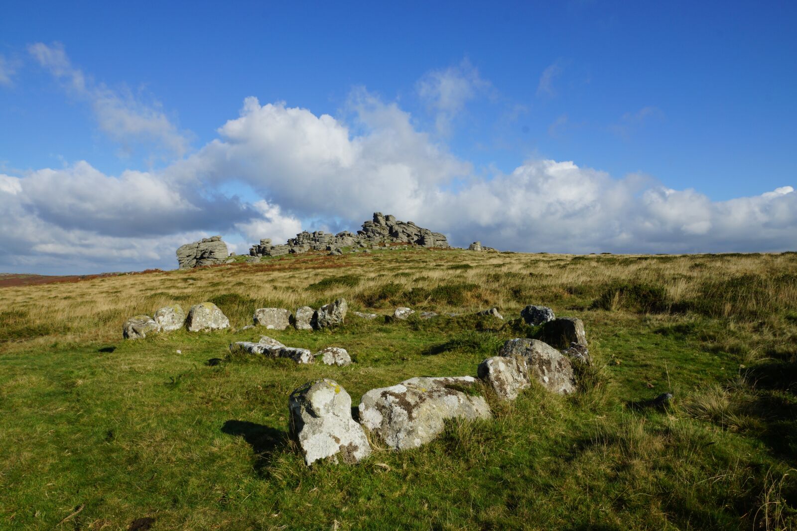 Sony SLT-A77 + Sony DT 16-50mm F2.8 SSM sample photo. Ancient stone circle, dartmoor photography