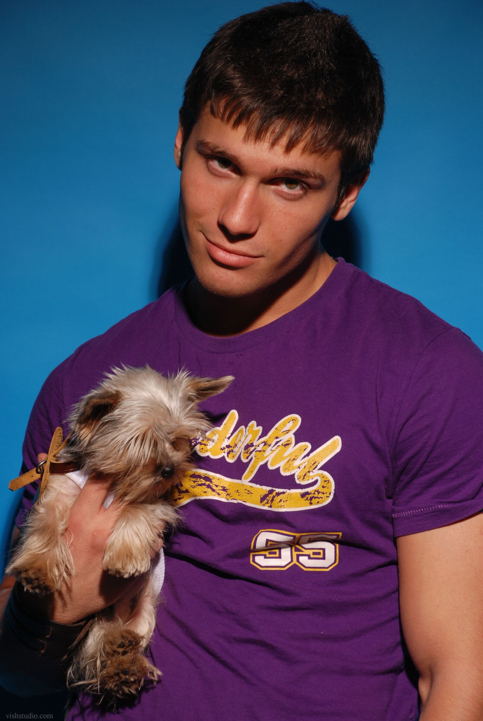 Nikon D80 sample photo. Yorkshire terrier, athlete, bodybuilder photography