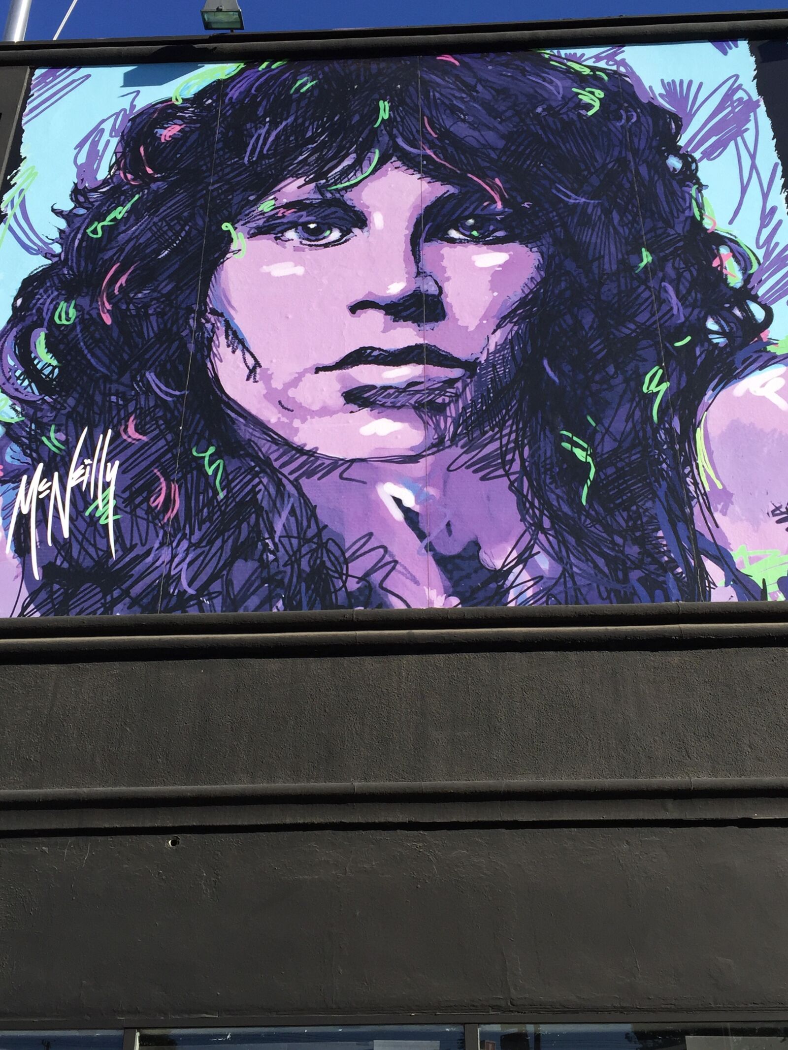 Apple iPhone 6 sample photo. Jim morrison, music, art photography