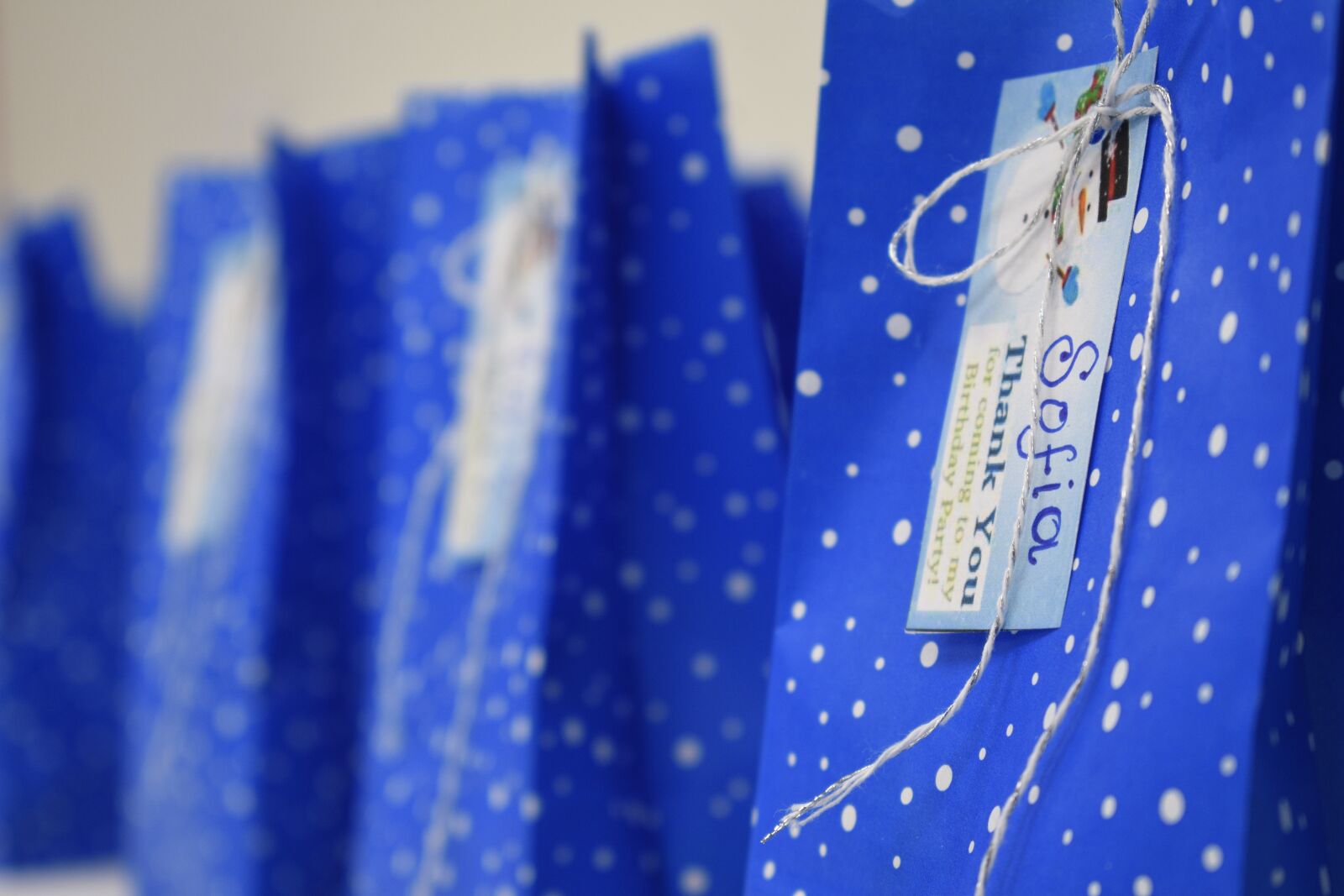 Nikon D3400 sample photo. Gift, party, blue photography