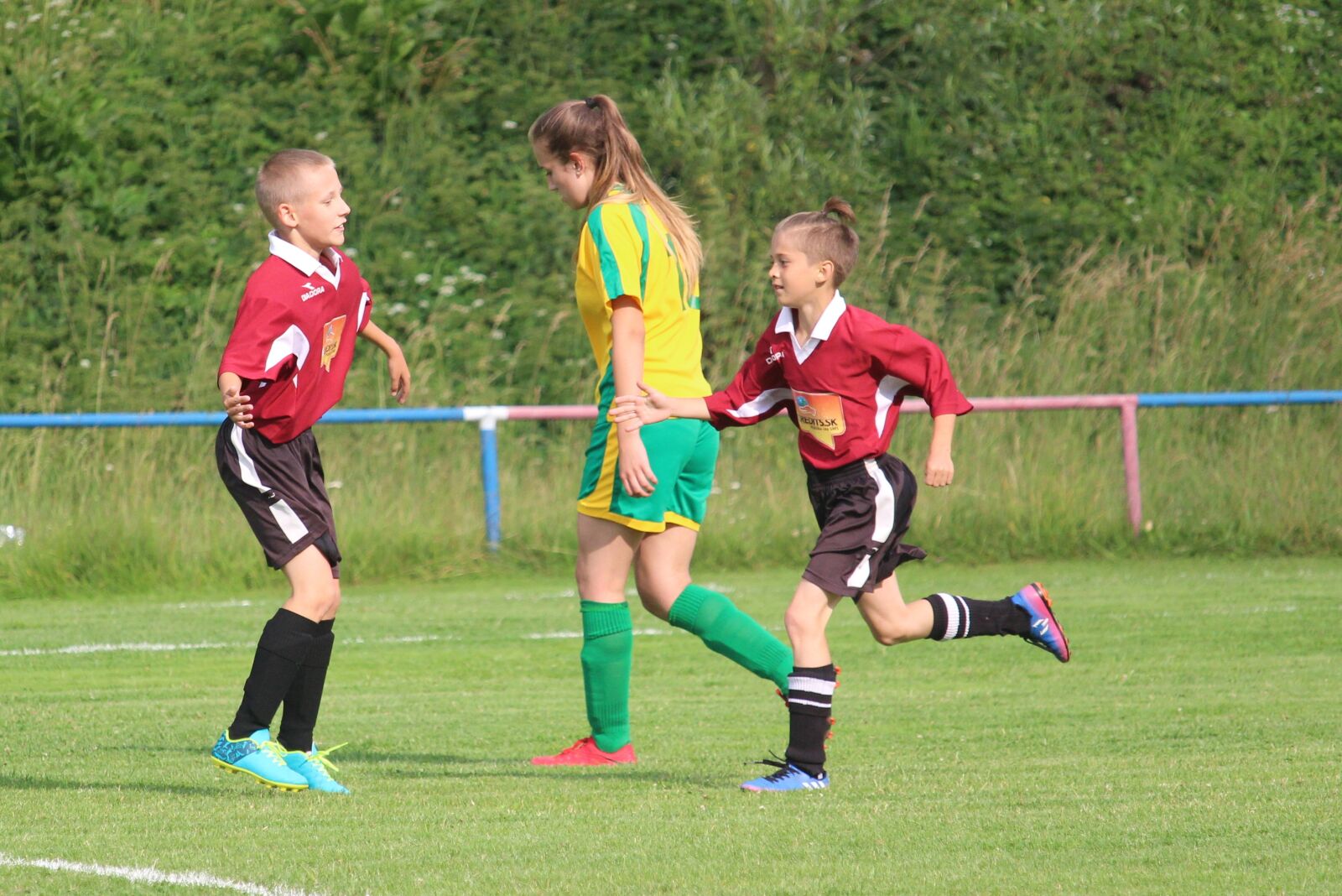 Canon EF-S 55-250mm F4-5.6 IS STM sample photo. Football, goal, pleasure photography