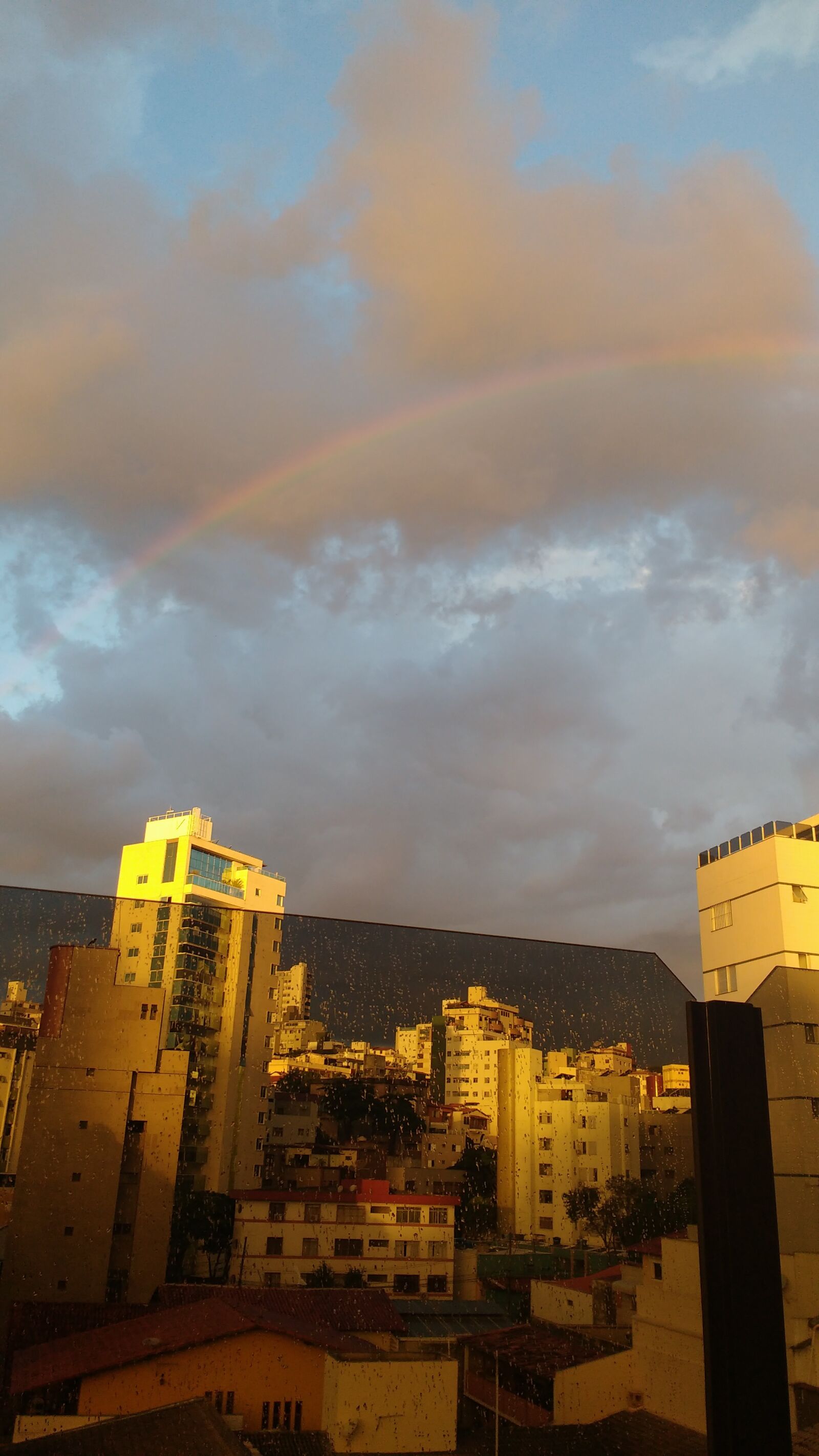 Motorola MotoG3 sample photo. Rainbow, sky, sunny afternoon photography
