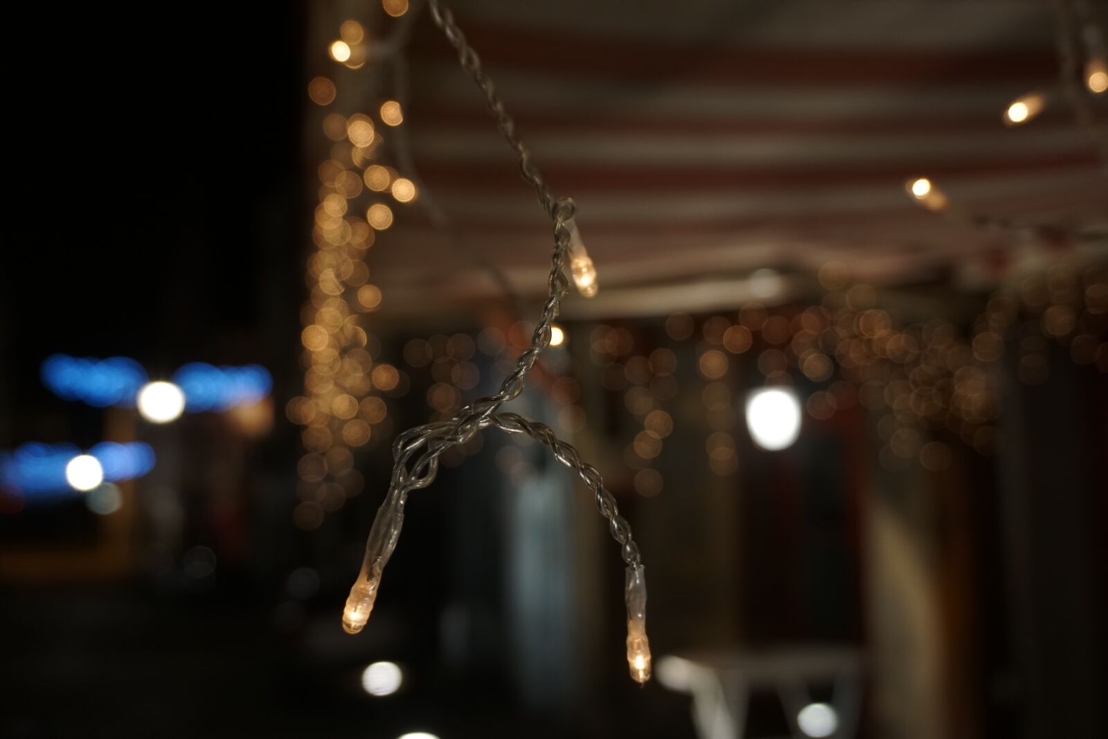 Sony a6000 sample photo. Light, garland, decoration photography