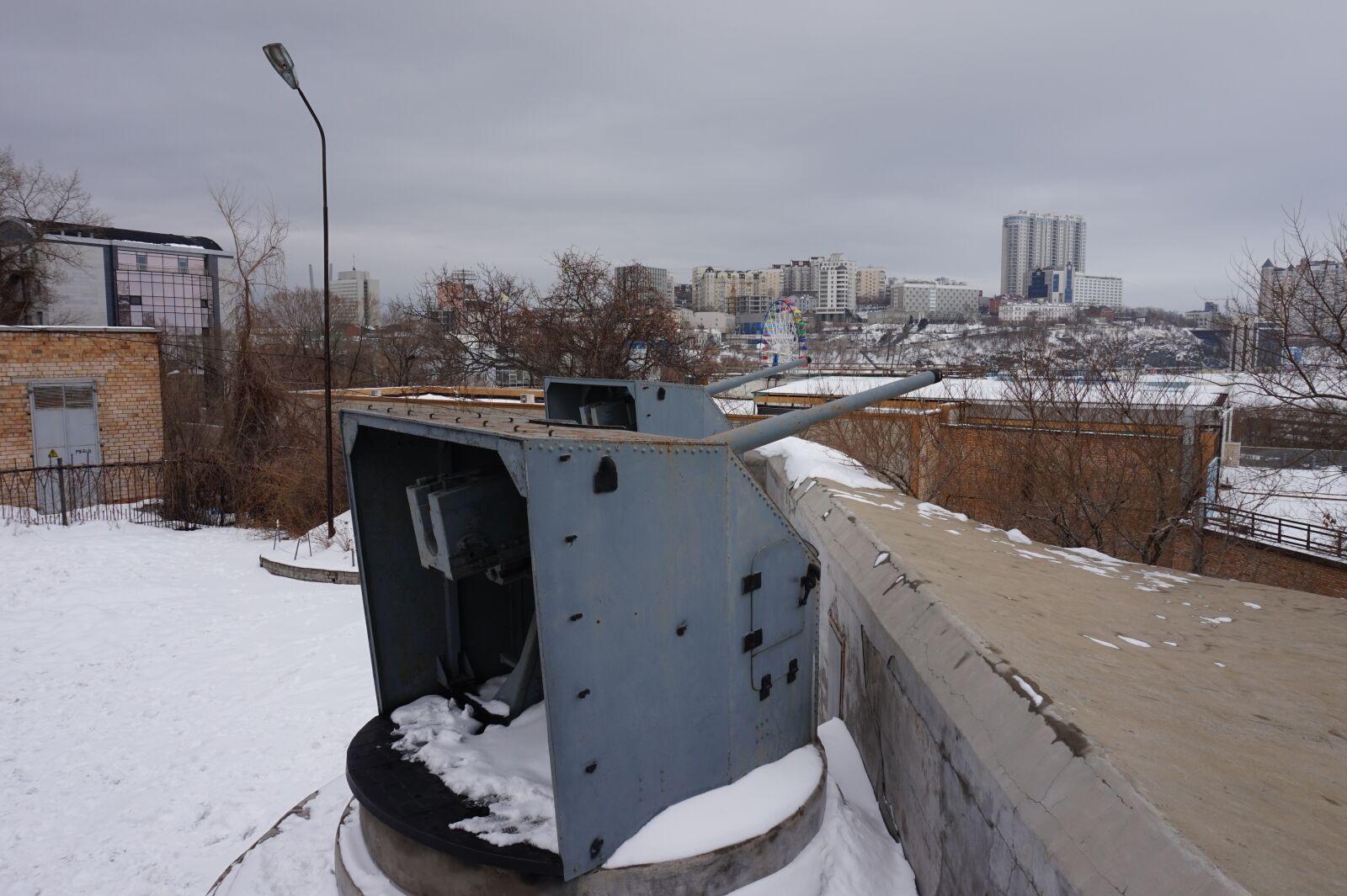Sony Alpha a5000 (ILCE 5000) sample photo. Vladivostok, arms museum, winter photography
