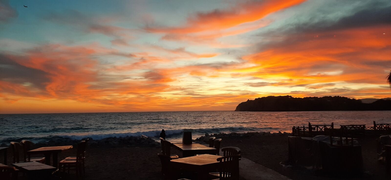Samsung Galaxy A50 sample photo. Ibiza, sunset, sea photography