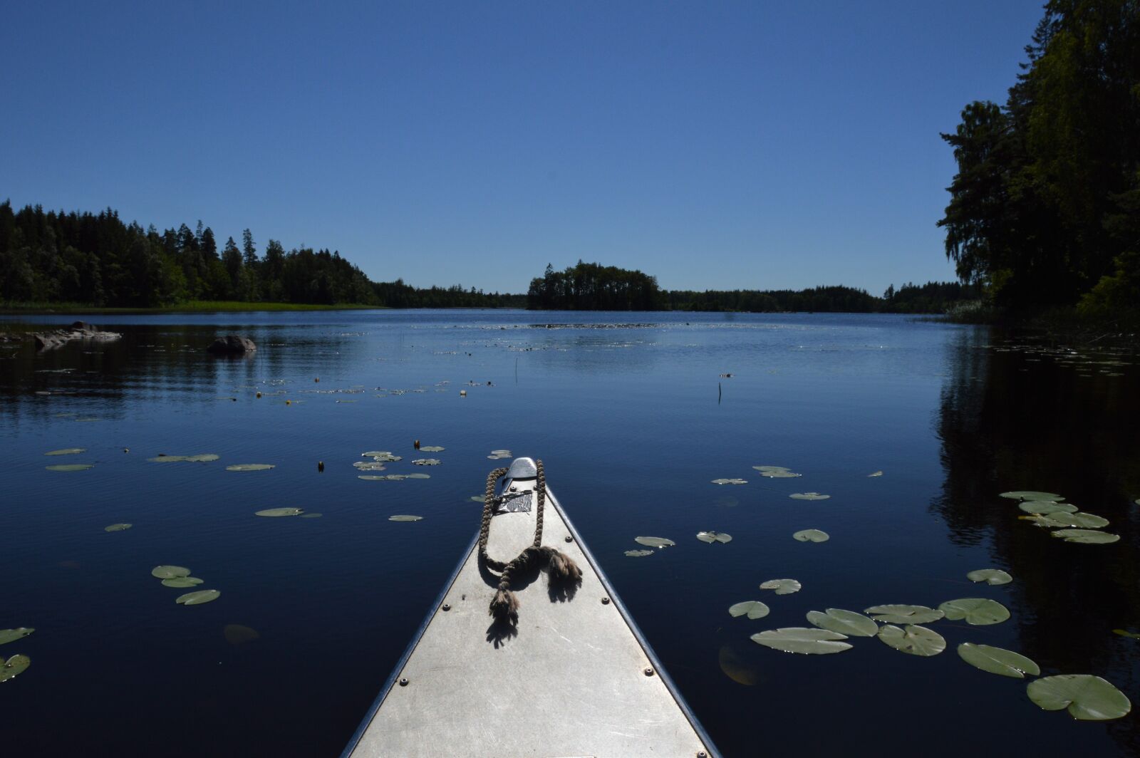 Nikon D3200 sample photo. Canoe, sweden, summer photography