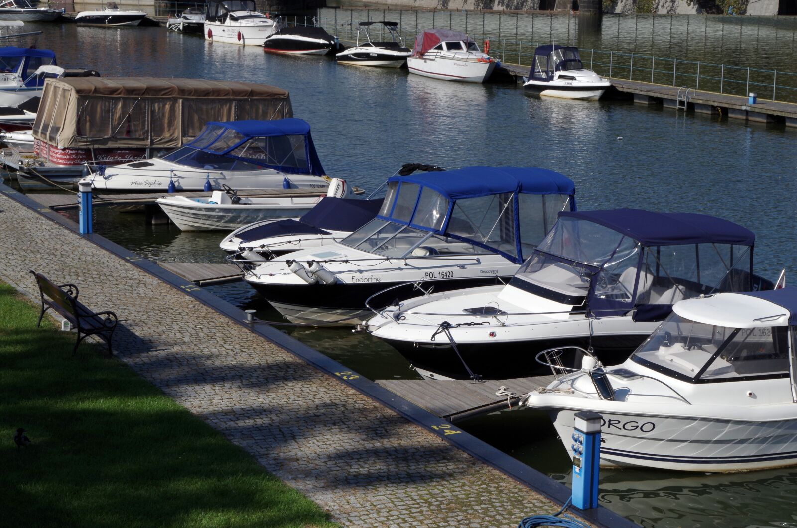 Pentax K-50 sample photo. Wroc aw, river, marina photography