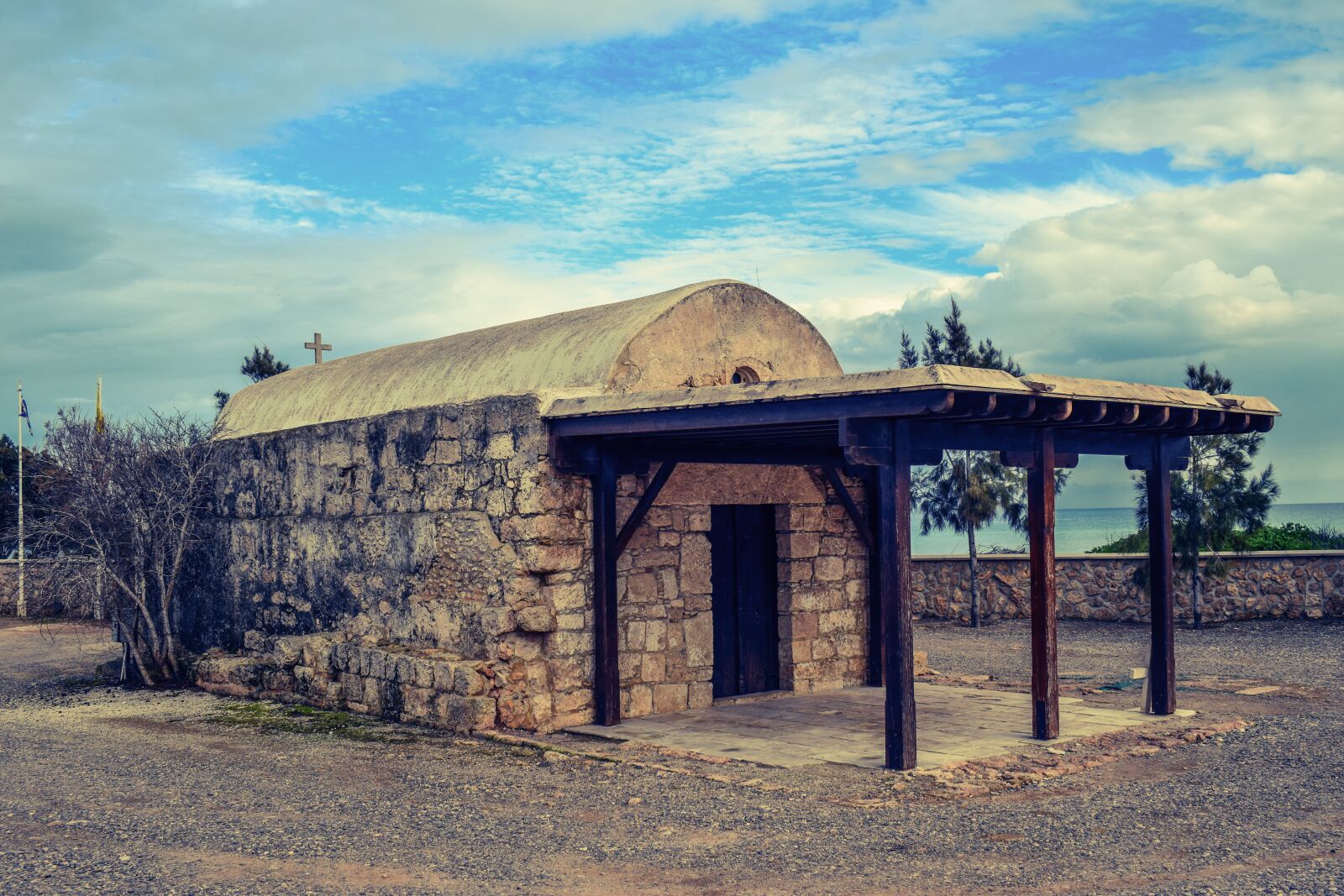 Nikon D3300 sample photo. Chapel, old, potamos liopetri photography