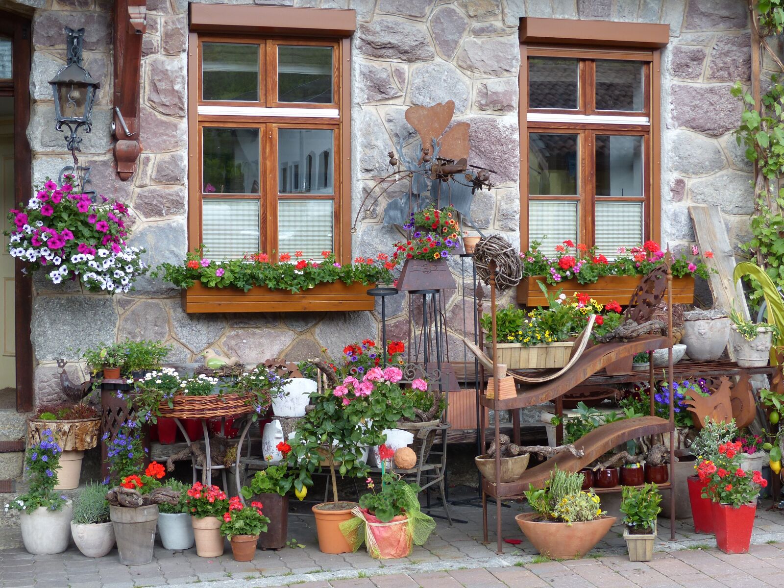 Panasonic Lumix DMC-FZ200 sample photo. Window, flowers, shutter photography