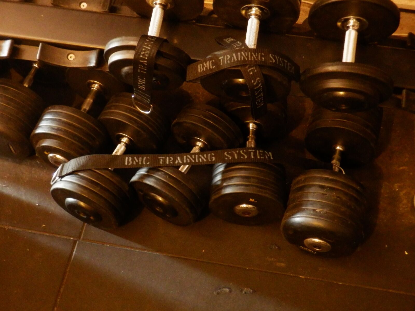 Olympus SH-25MR sample photo. Dumbbells, bodybuilding, muscles photography