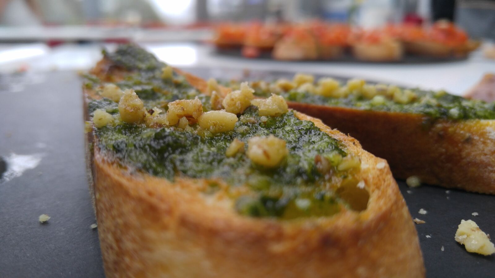 LG V10 sample photo. Bruschetta, food, italian, food photography