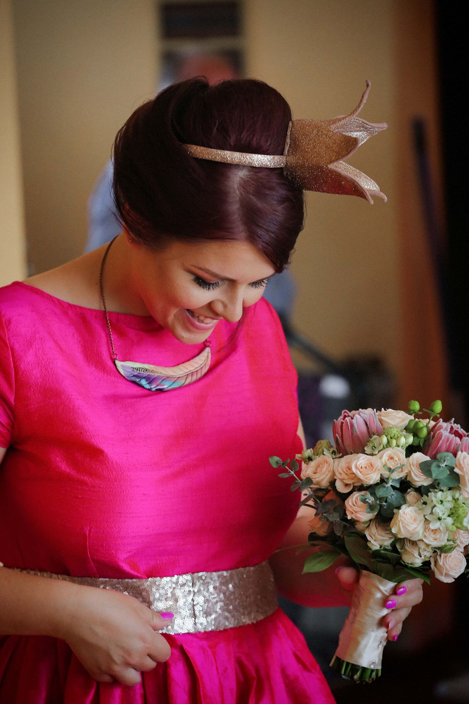 Canon EOS 5D Mark III sample photo. Princess, bride, hairstyle, happiness photography