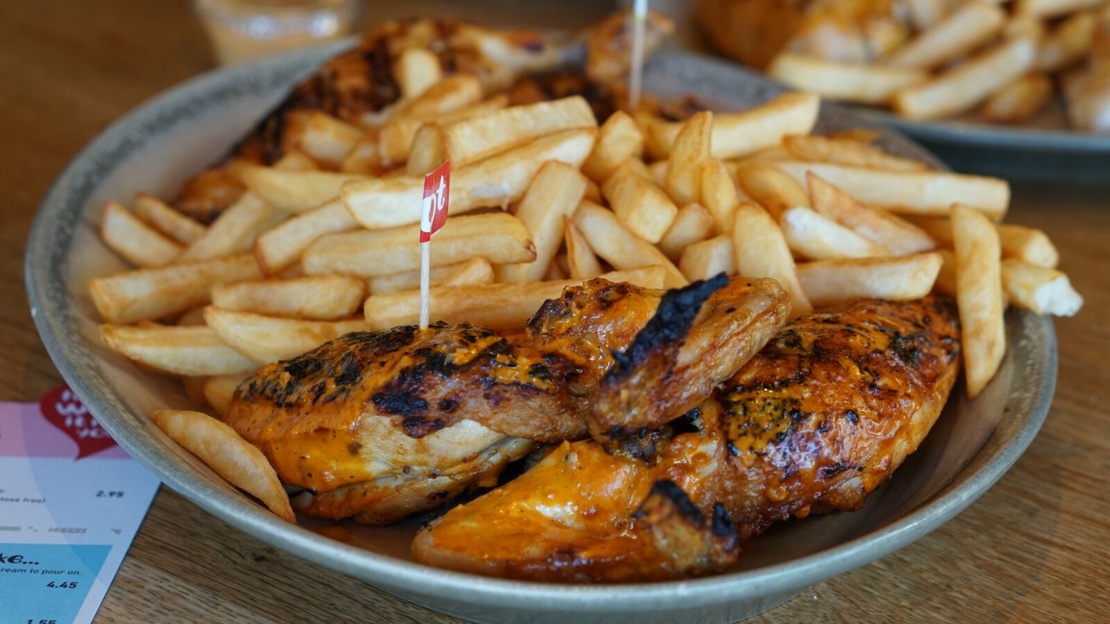 Sony a6300 + E 50mm F1.8 OSS sample photo. Nando's chicken, chicken, food photography