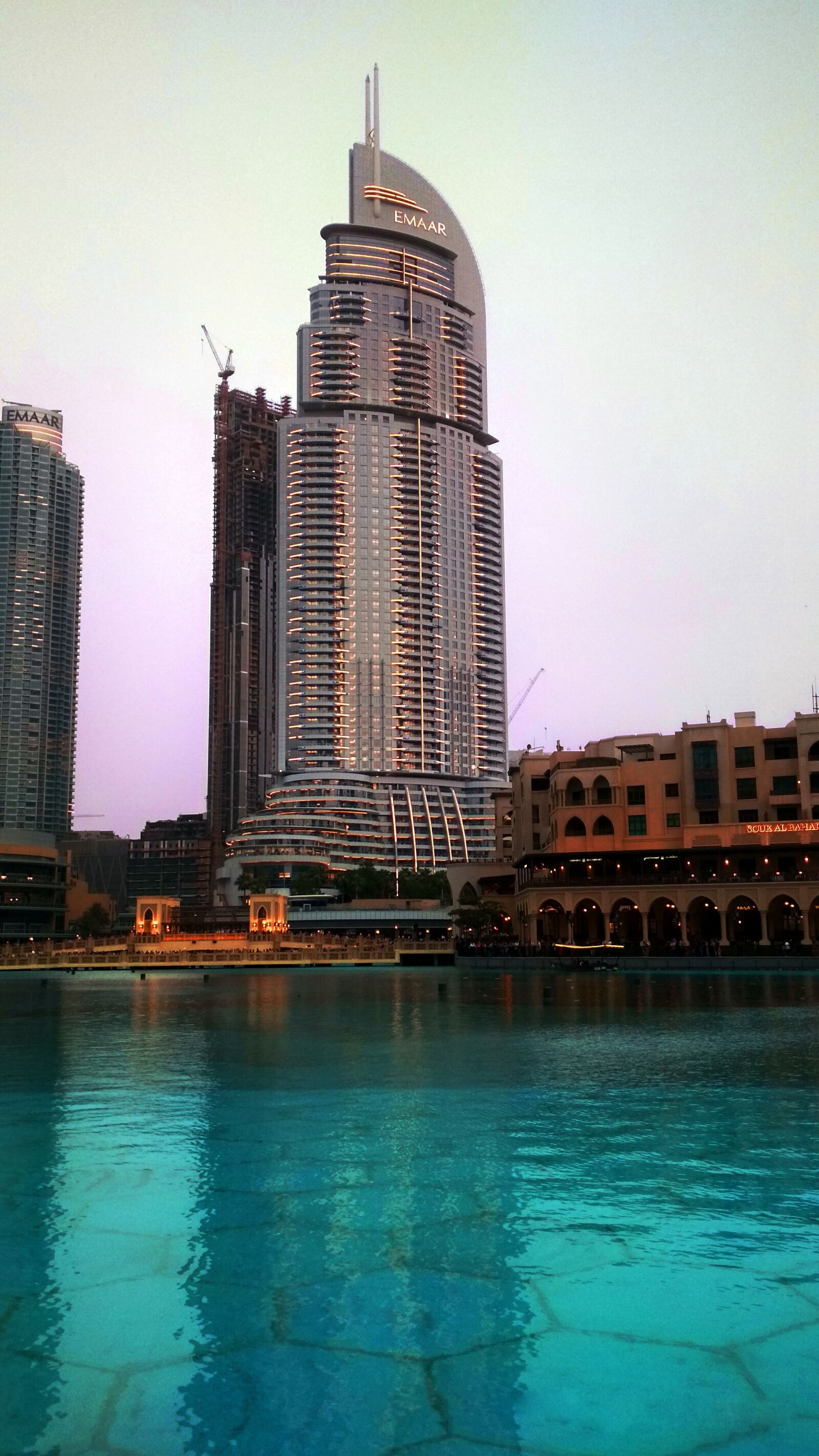 Xiaomi Redmi 4X sample photo. Emaar, water, building photography