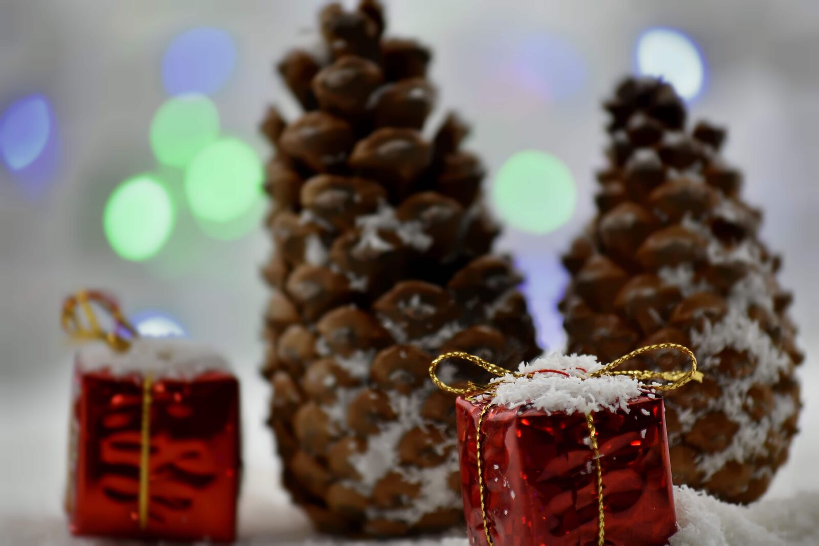 Nikon D5500 sample photo. Backlight, christmas, decorative, gifts photography