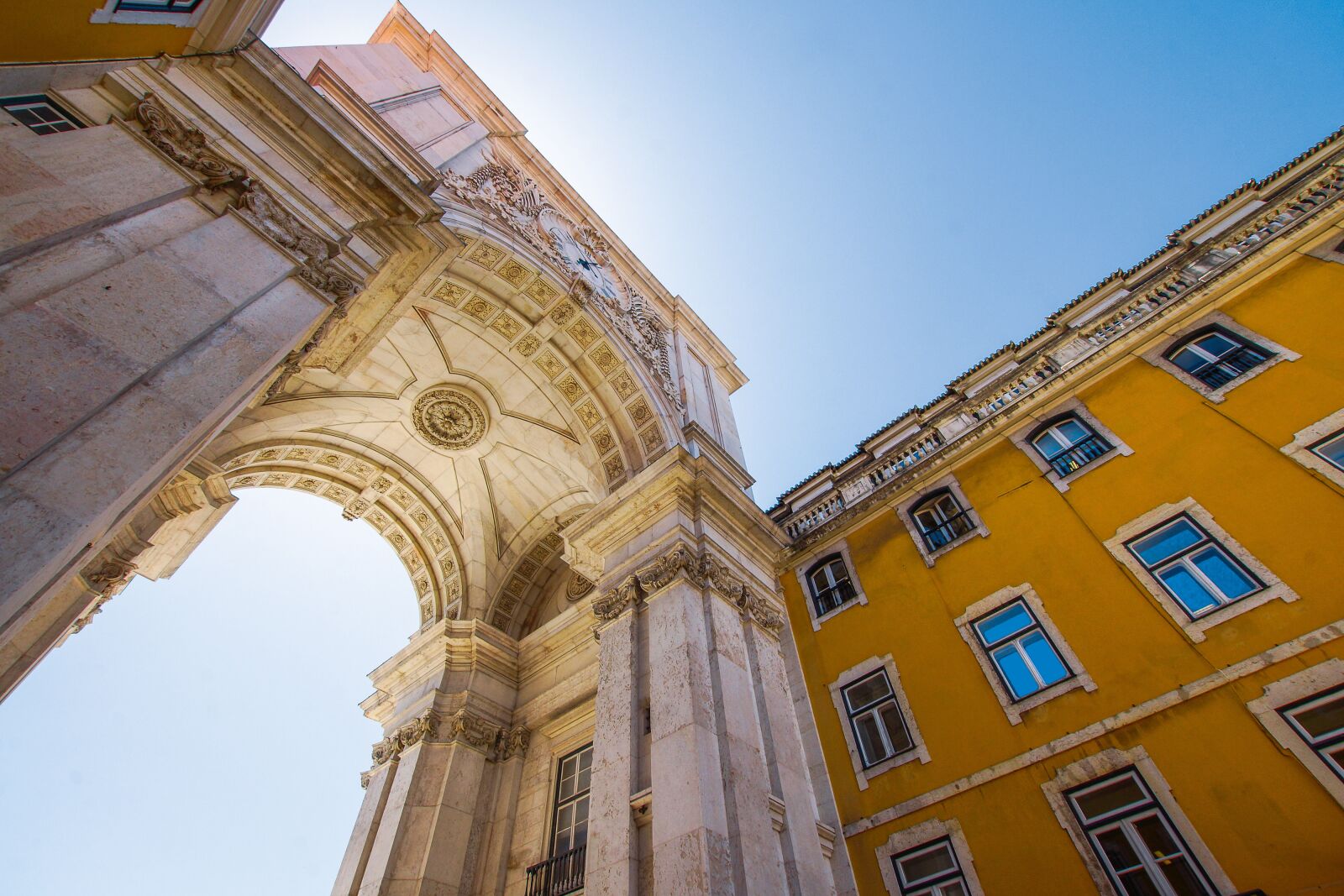 10-20mm F3.5 sample photo. Lisbon, arch, monument photography