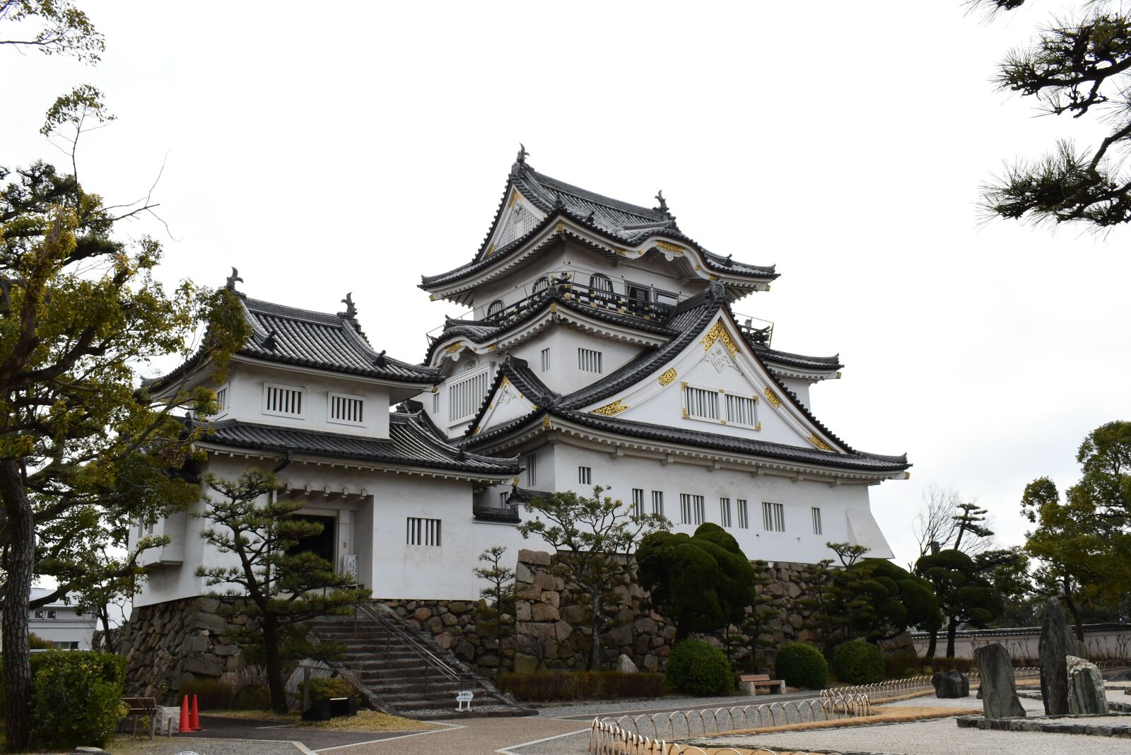 Nikon D5600 sample photo. Kishiwada castle, japan, japanese photography