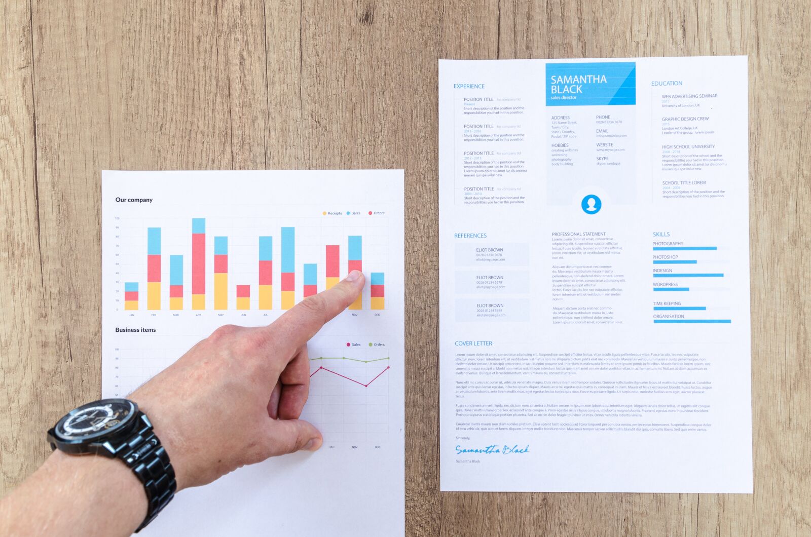 Nikon D5100 sample photo. Chart, graph, finance photography