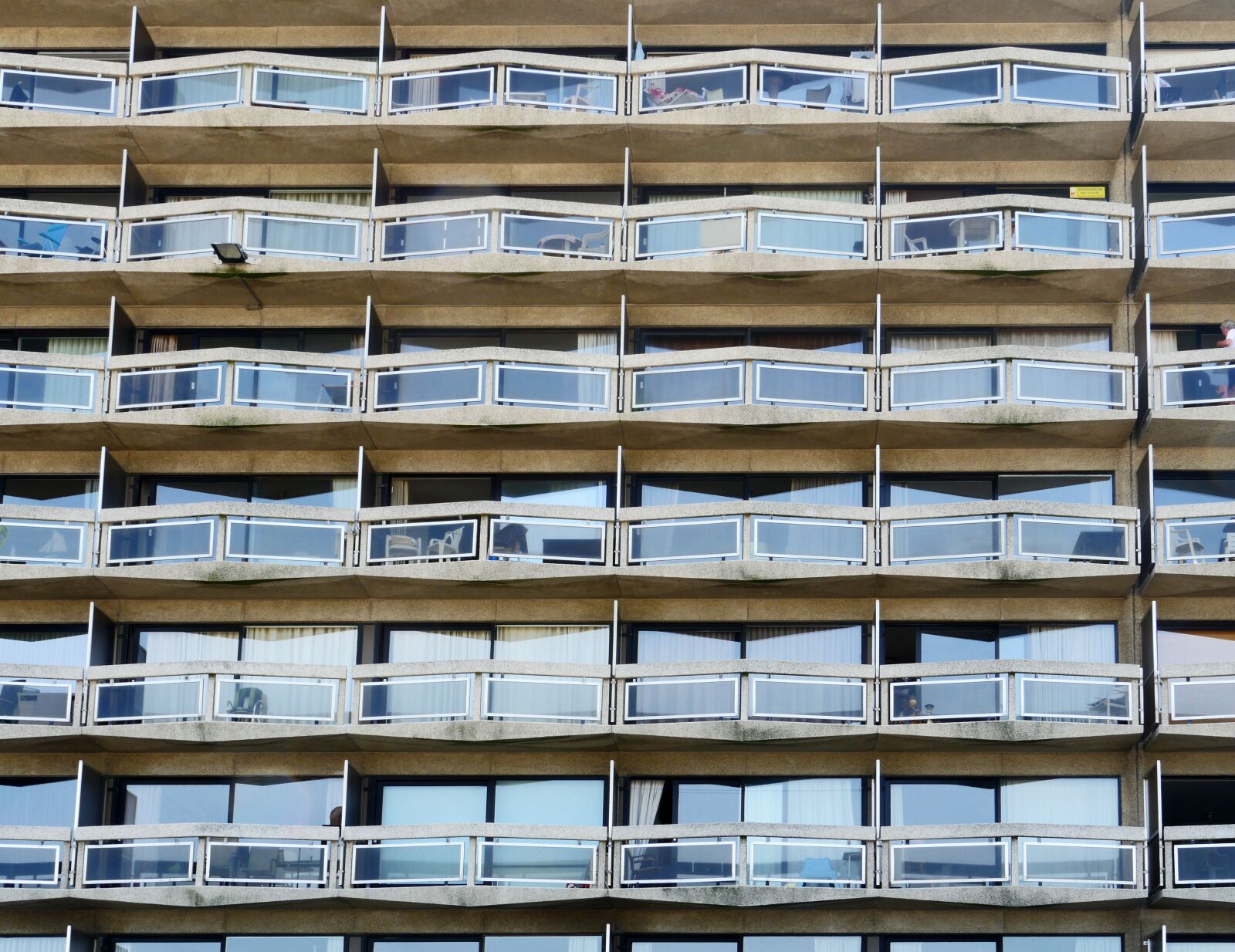 Panasonic Lumix DMC-GX8 sample photo. Balconies, apartments, uniform photography