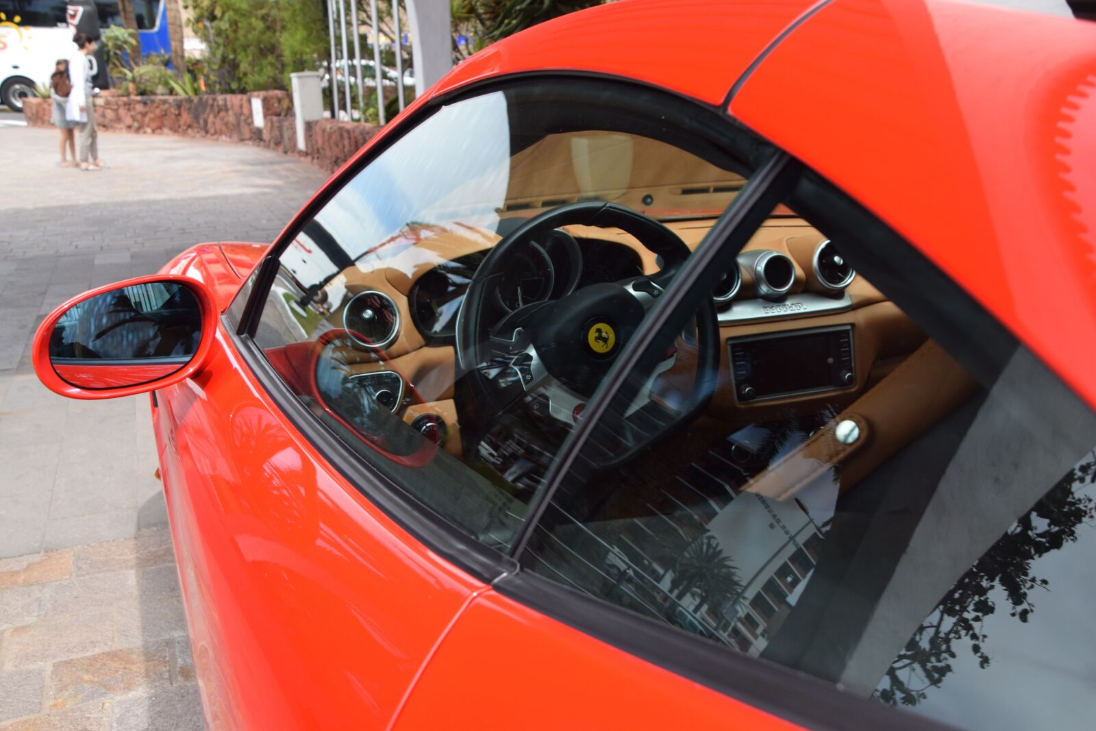 Nikon D3300 sample photo. Ferrari, red, wheels photography