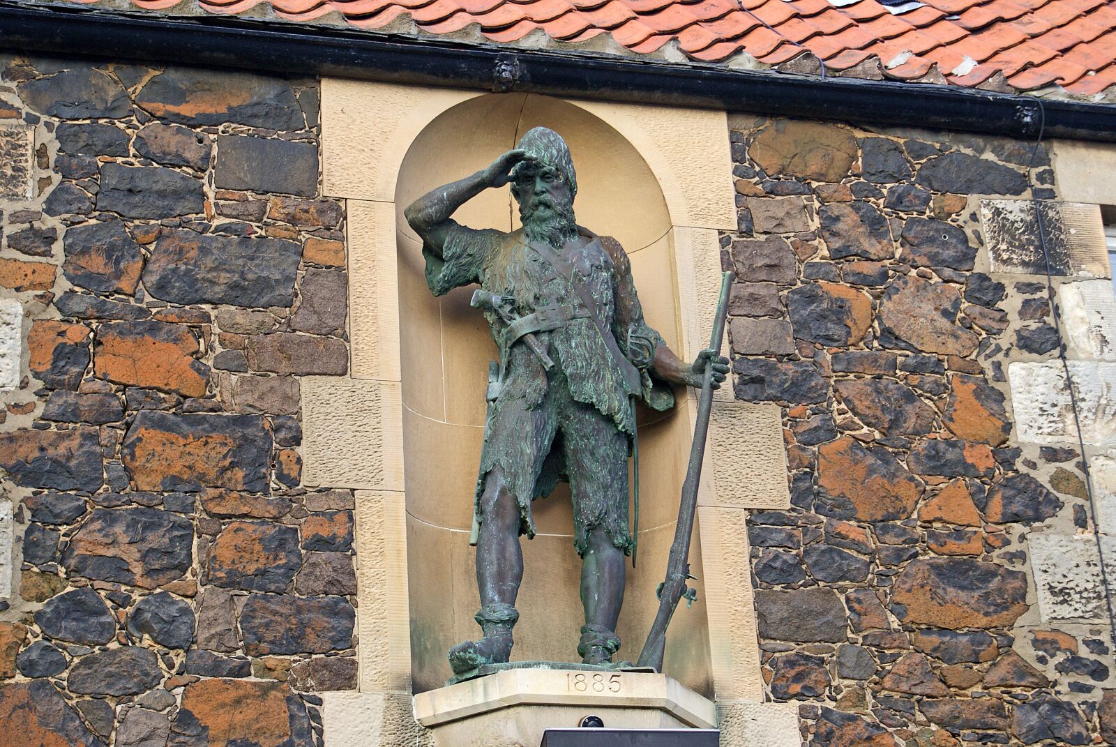 Sony Alpha DSLR-A200 sample photo. Statue, alexander selkirk, castaway photography