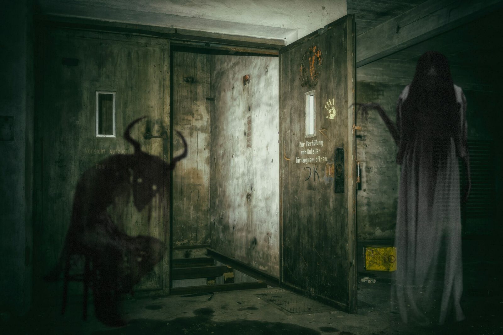 Nikon D3300 sample photo. Creepy, ghosts, abandoned building photography