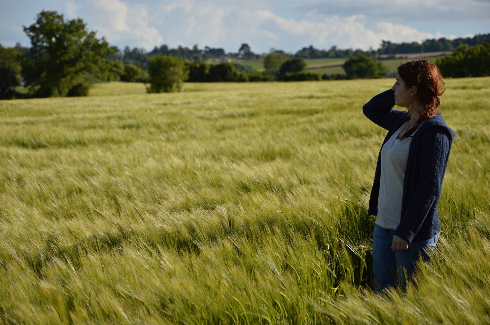 Nikon D3200 sample photo. Field, woman, girl photography