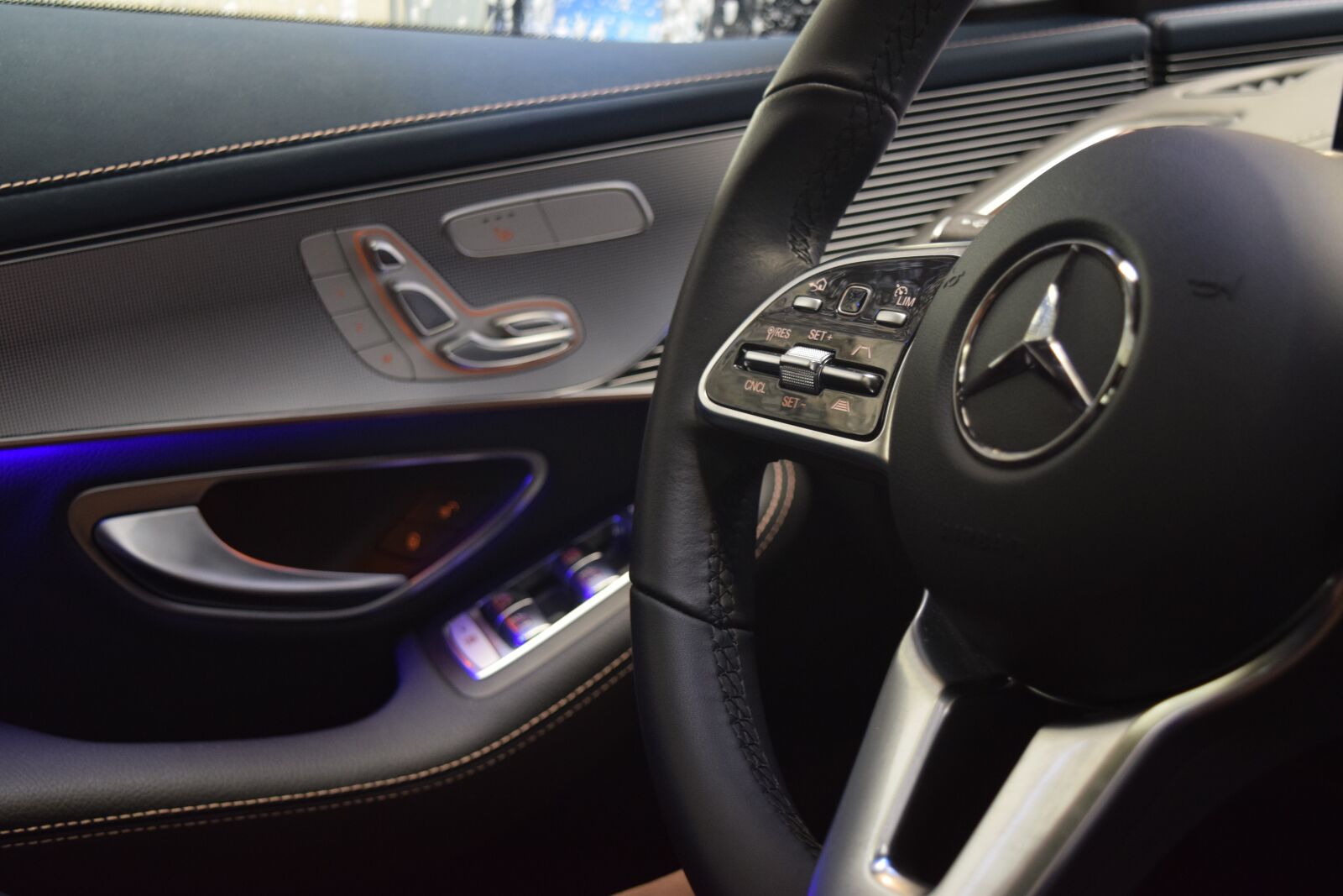 Nikon D5300 sample photo. Mercedes eqc, mercedes steering photography