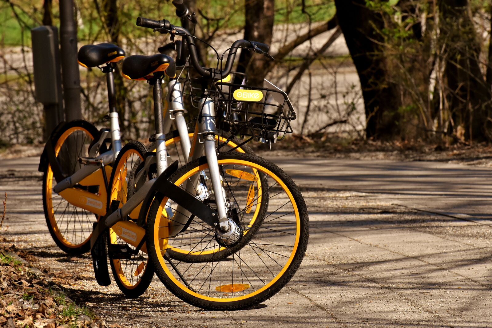 Nikon D7200 sample photo. City bike, obike munich photography