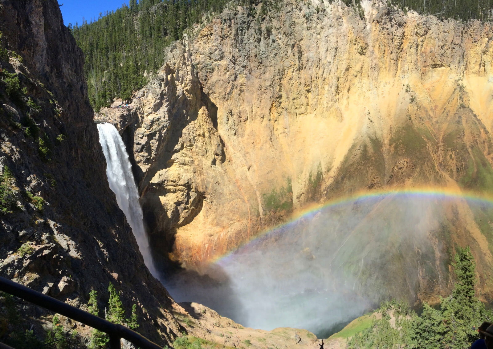 iPhone 5s back camera 4.15mm f/2.2 sample photo. Rainbow, waterfall photography