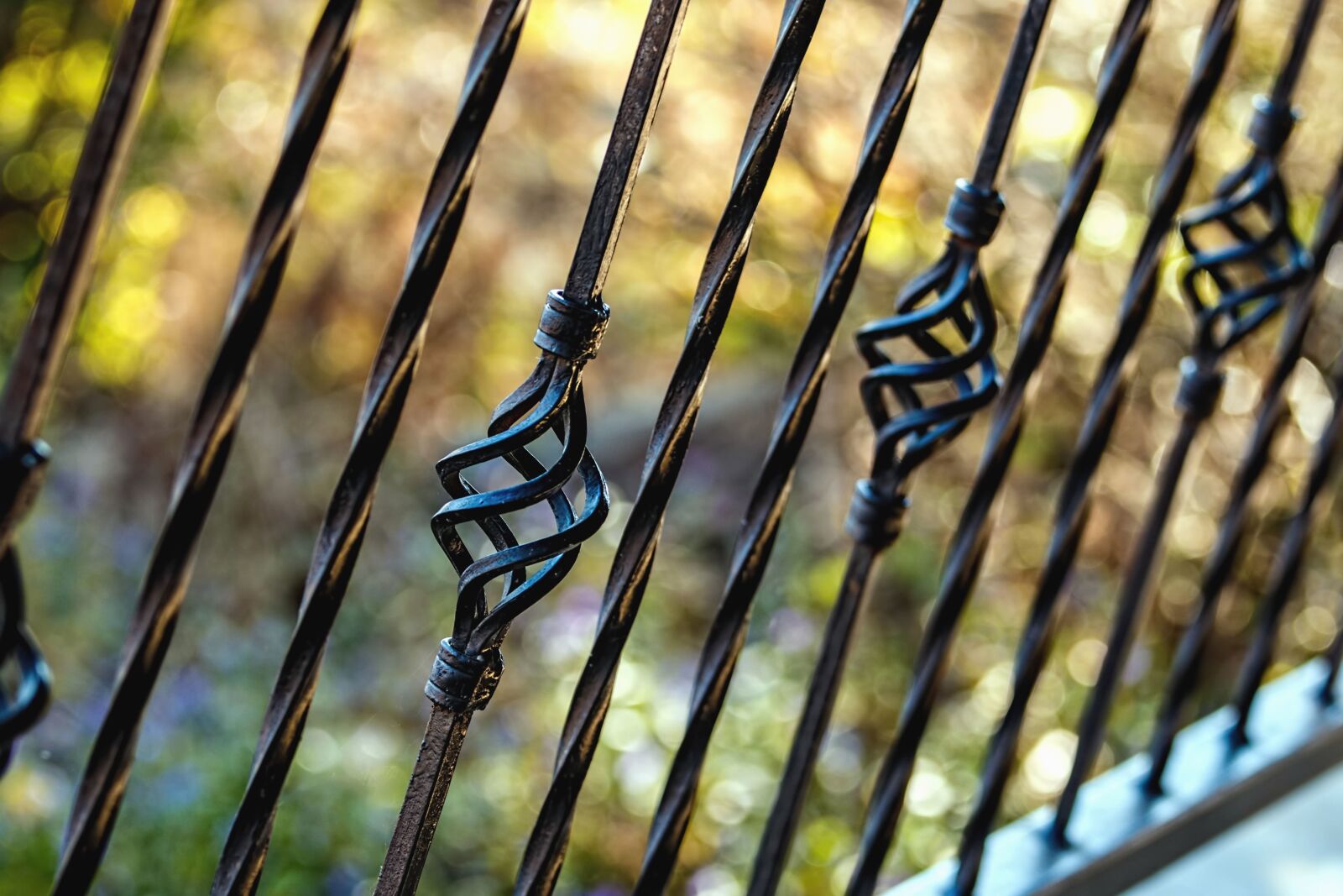Canon EOS 70D sample photo. Fence, metal, iron, forging photography