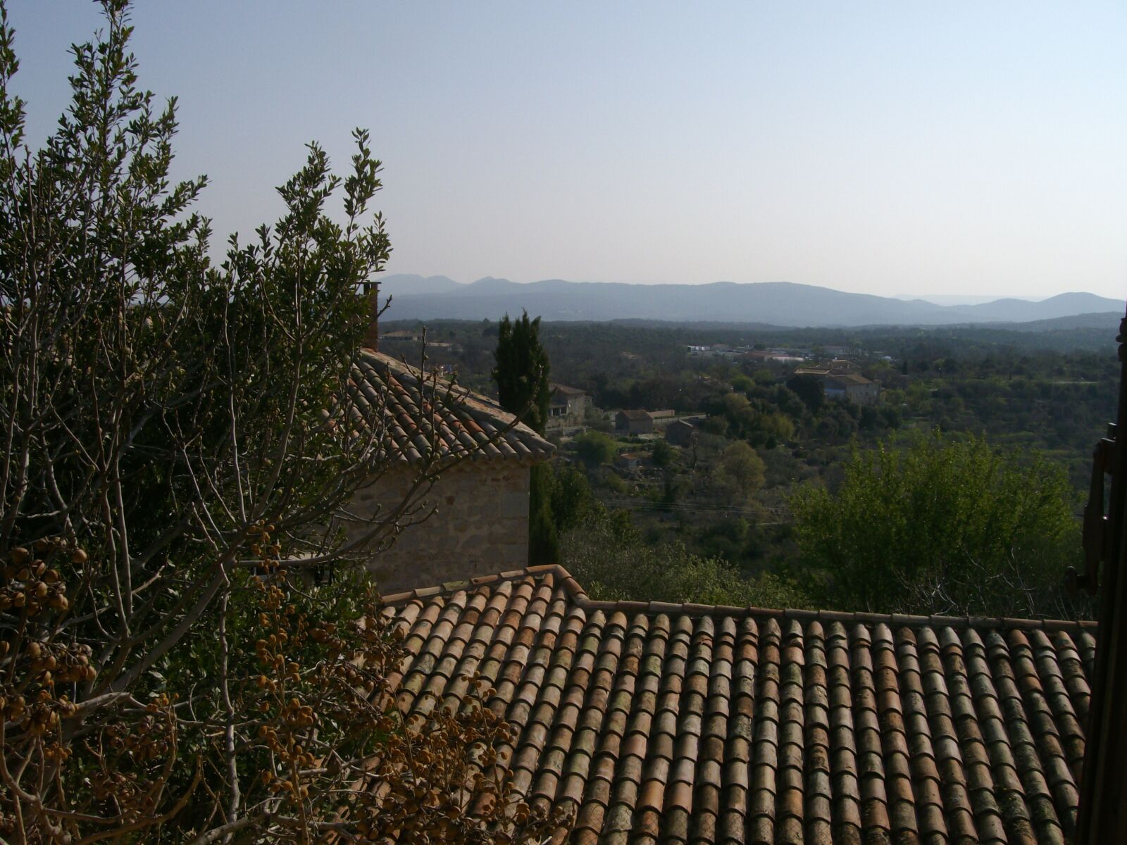 Pentax OPTIO E30 sample photo. Cevennes, roofs, ardèche photography