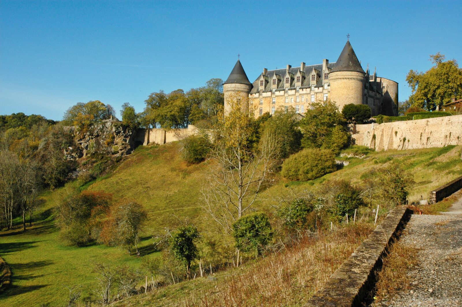 Nikon D70 sample photo. Castle, chateau, france photography