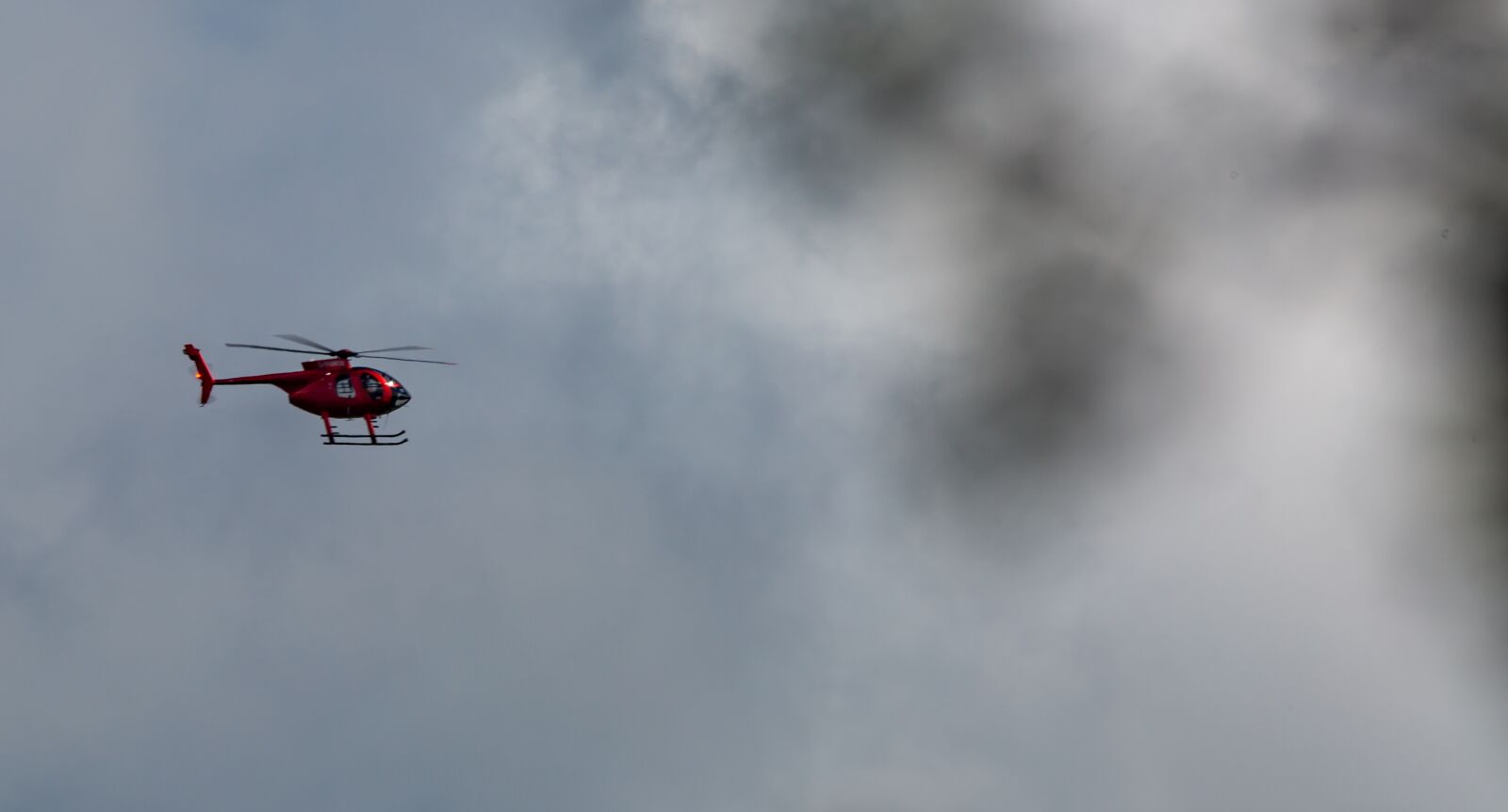 Canon EOS 5D Mark III + 150-600mm F5-6.3 DG OS HSM | Contemporary 015 sample photo. Helicopter flying, storm clouds photography