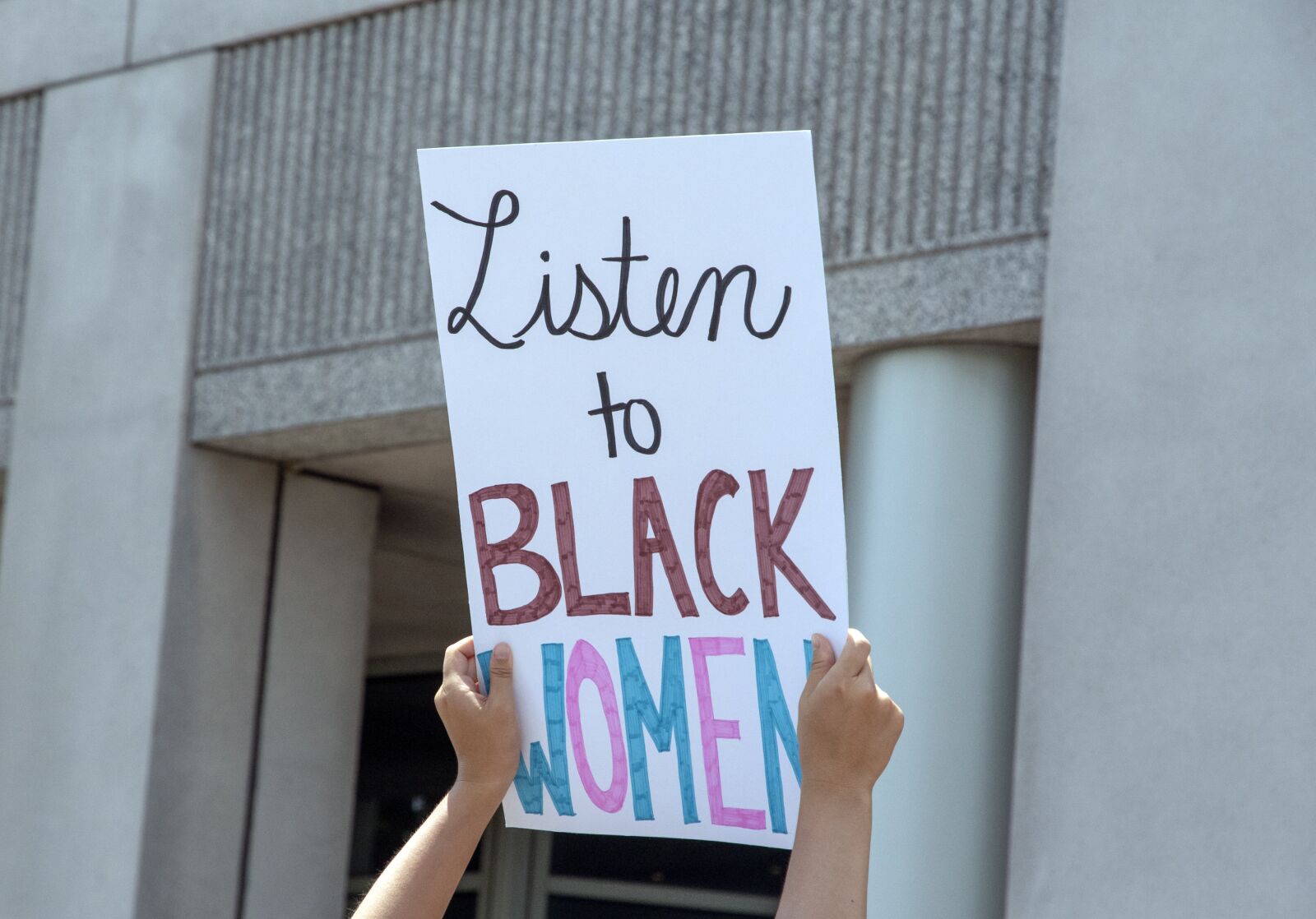 Nikon D500 sample photo. Protest, sign, demonstration photography